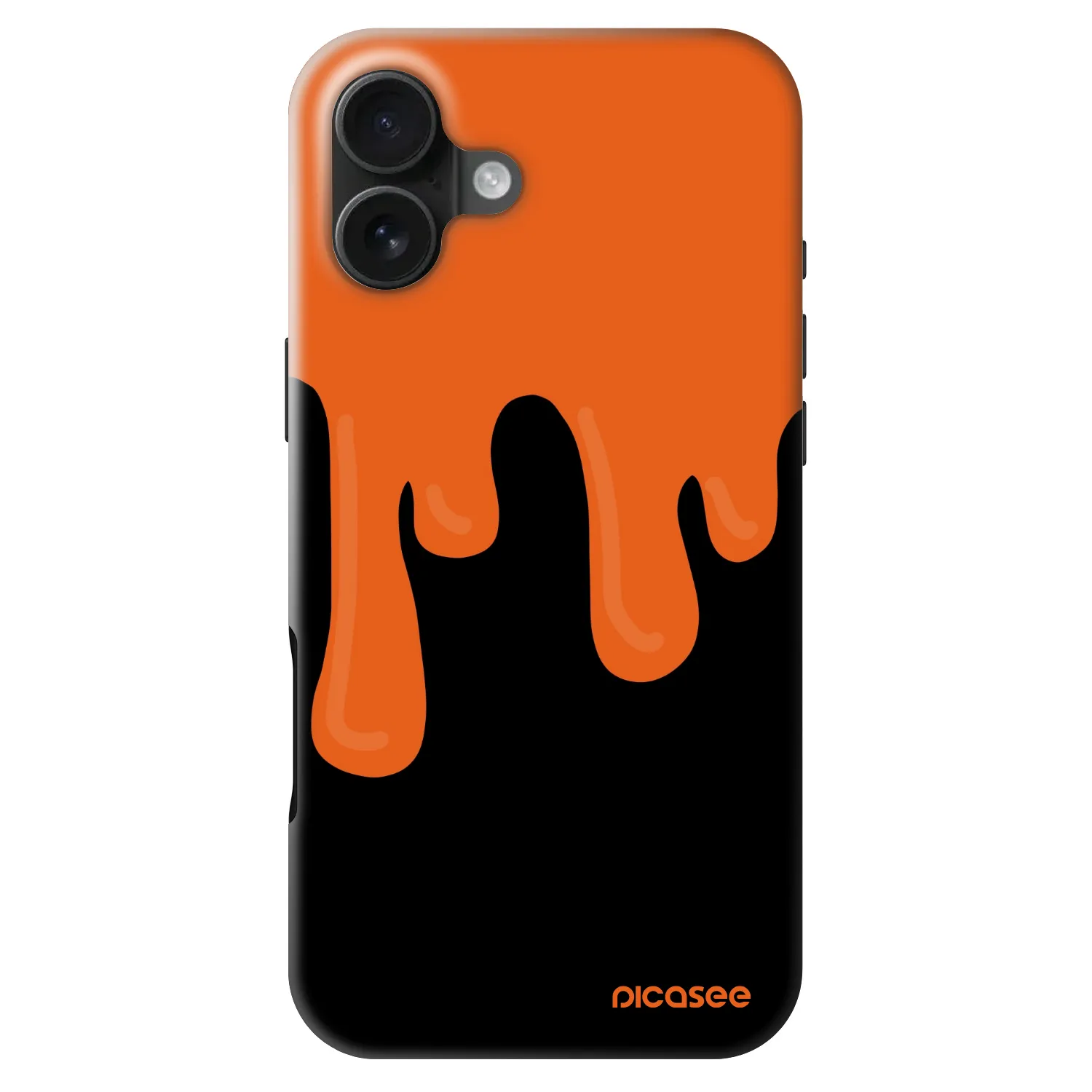 Picasee Fashion Case MagSafe pre Apple iPhone 16 Plus - Orange spooky