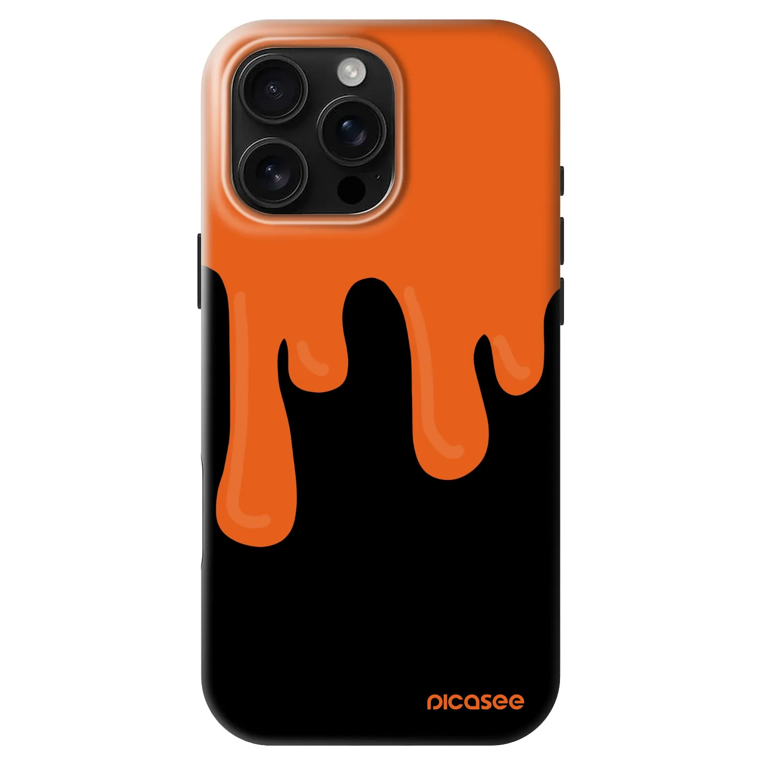 Picasee Fashion Case MagSafe pre Apple iPhone 16 Pro Max - Orange spooky