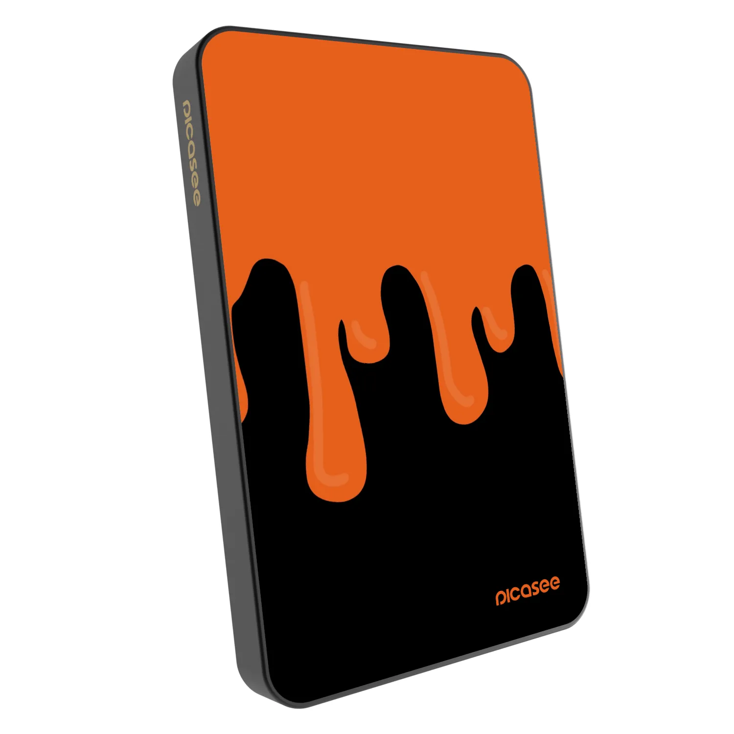 Picasee Powerbanka s MagSafe 5 000 mAh Šedá - Orange spooky