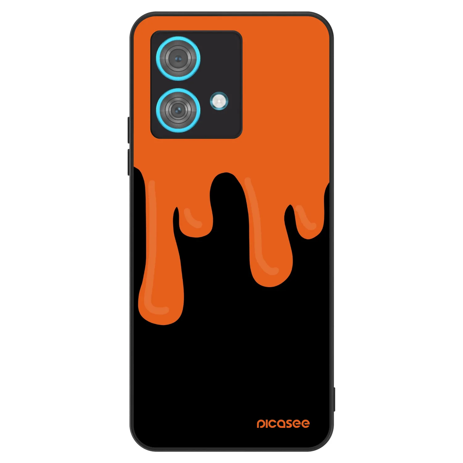 Picasee ULTIMATE CASE pro Motorola Edge 40 Neo - Orange spooky