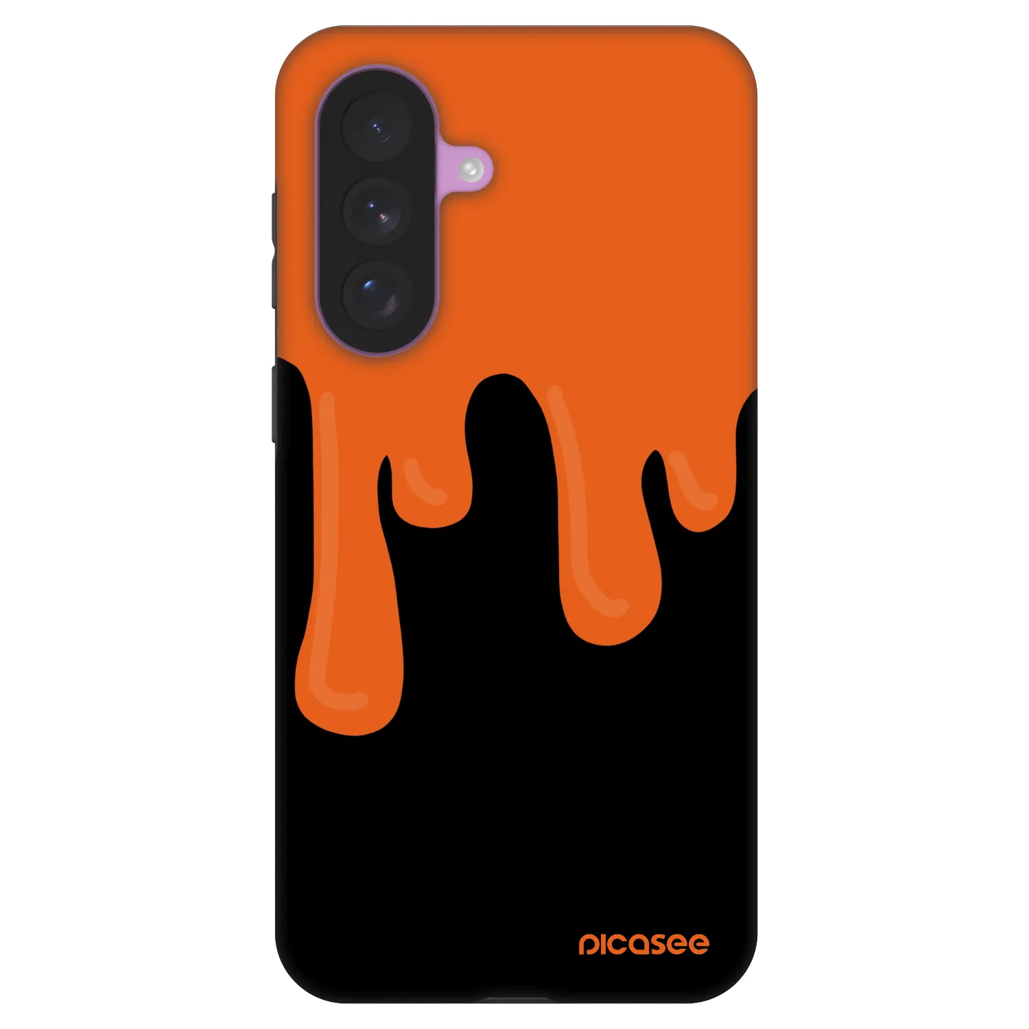 Picasee Fashion Case pre Samsung Galaxy A57 5G - Orange spooky