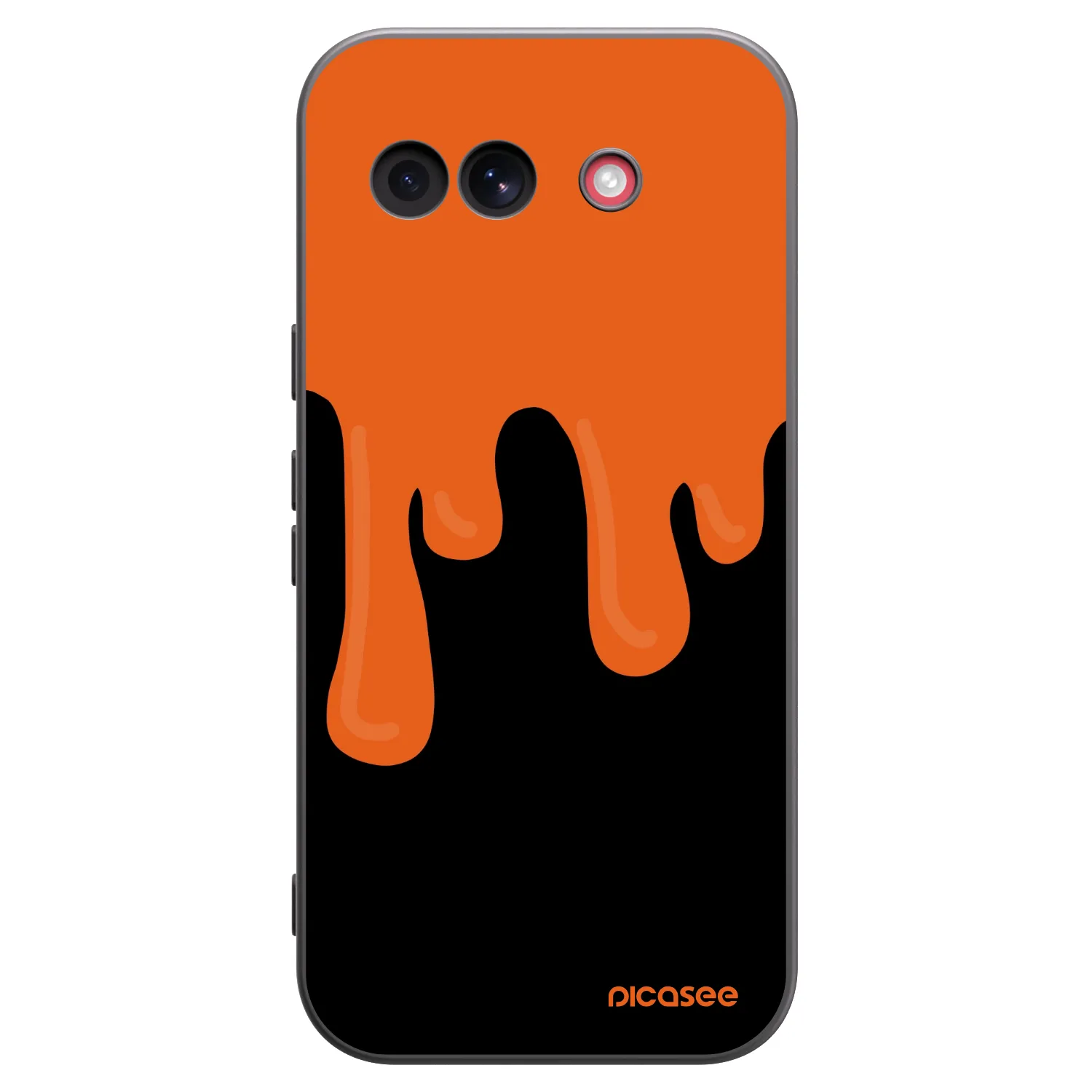 Picasee silikónový čierny obal pre Google Pixel 10a - Orange spooky