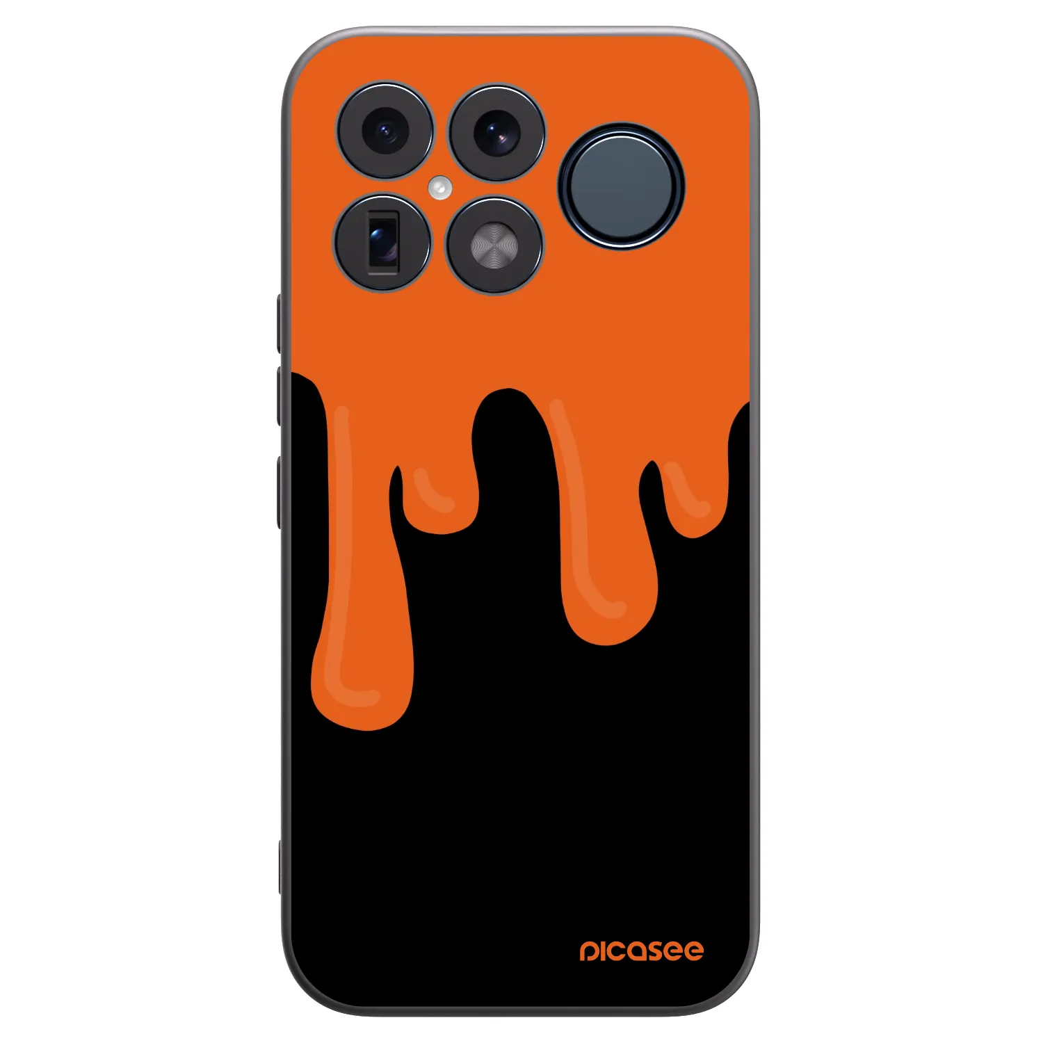 Picasee silikónový čierny obal pre Xiaomi Poco F8 Ultra - Orange spooky