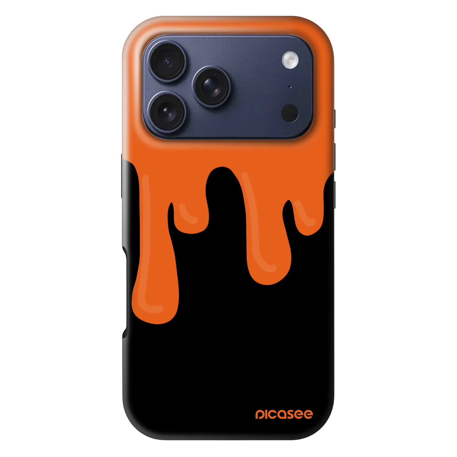 Picasee Fashion Case MagSafe pre Apple iPhone 18 Pro - Orange spooky