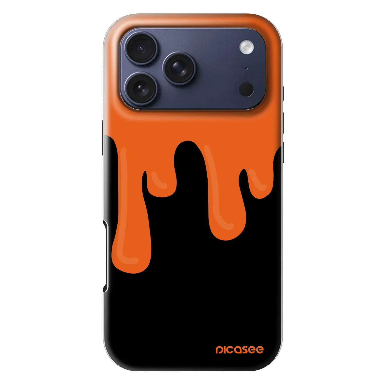 Picasee Fashion Case MagSafe pre Apple iPhone 18 Pro Max - Orange spooky
