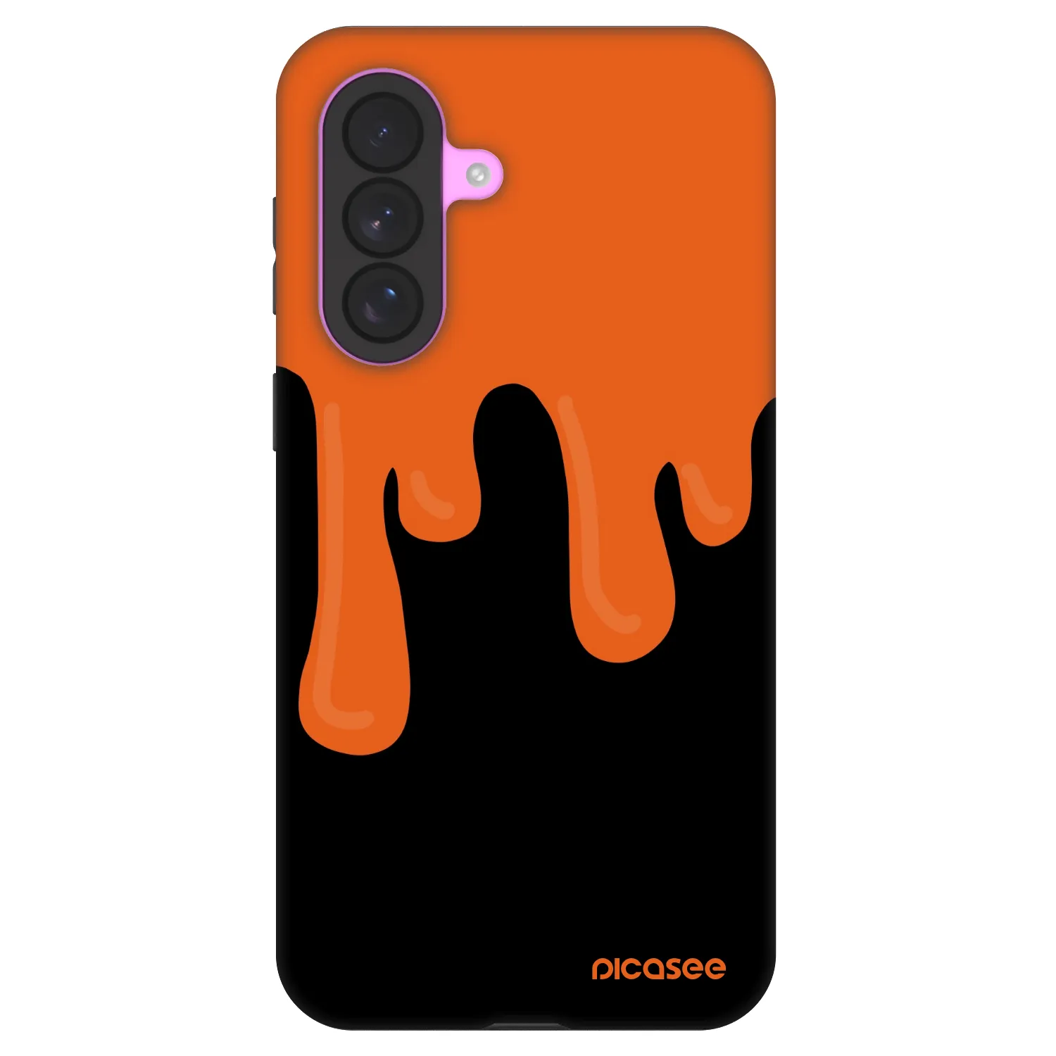 Picasee Fashion Case pre Samsung Galaxy A37 - Orange spooky