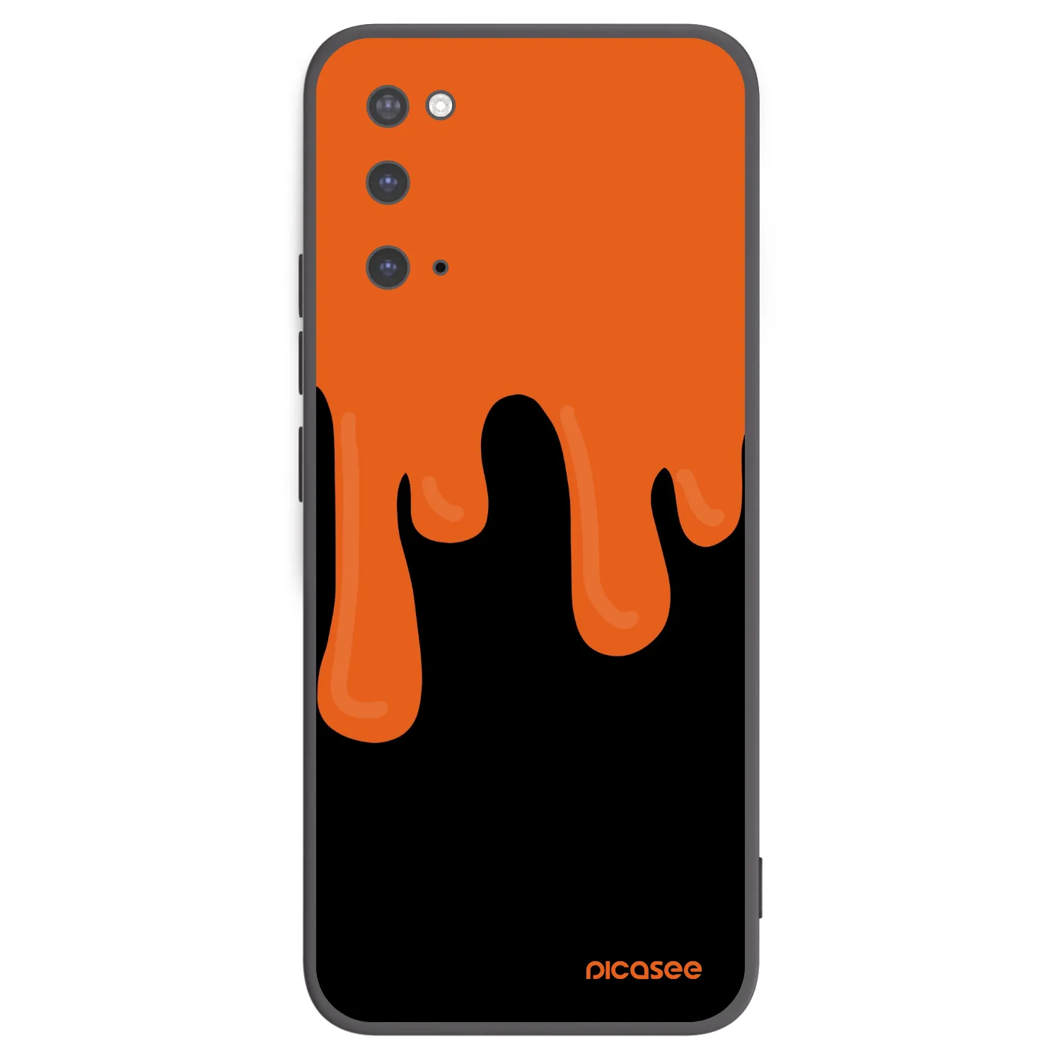 Picasee silikónový čierny obal pre Samsung Galaxy S20 G980F - Orange spooky