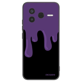 Picasee silikónový čierny obal pre Xiaomi Poco F7 Pro 5G - Purple spooky