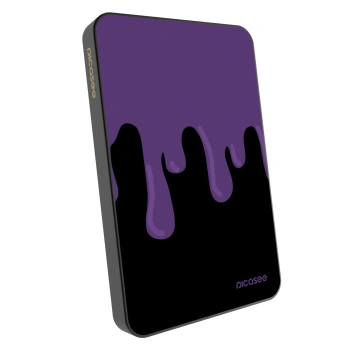 Powerbanka s MagSafe 5 000 mAh Šedá - Purple spooky