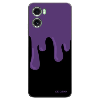 Picasee silikónový čierny obal pre Motorola Moto G06 - Purple spooky