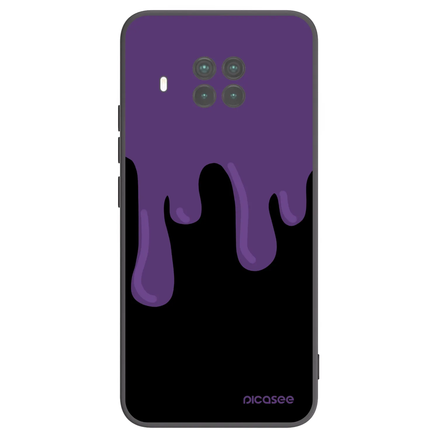 Picasee silikónový čierny obal pre Xiaomi Mi 10T Lite - Purple spooky