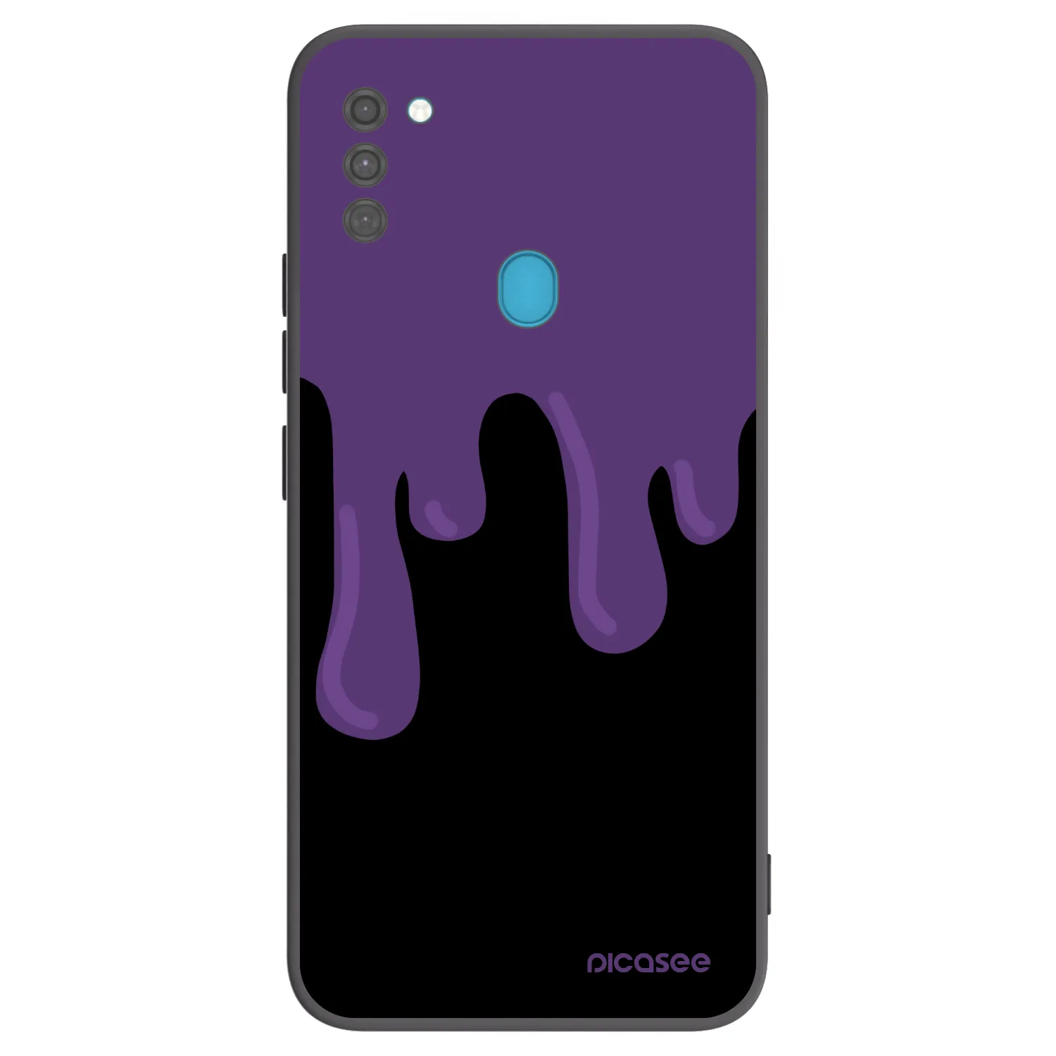Picasee silikónový čierny obal pre Samsung Galaxy M11 - Purple spooky