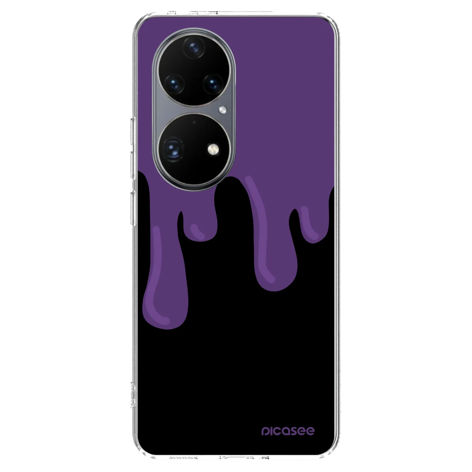 Picasee silikónový prehľadný obal pre Huawei P50 - Purple spooky