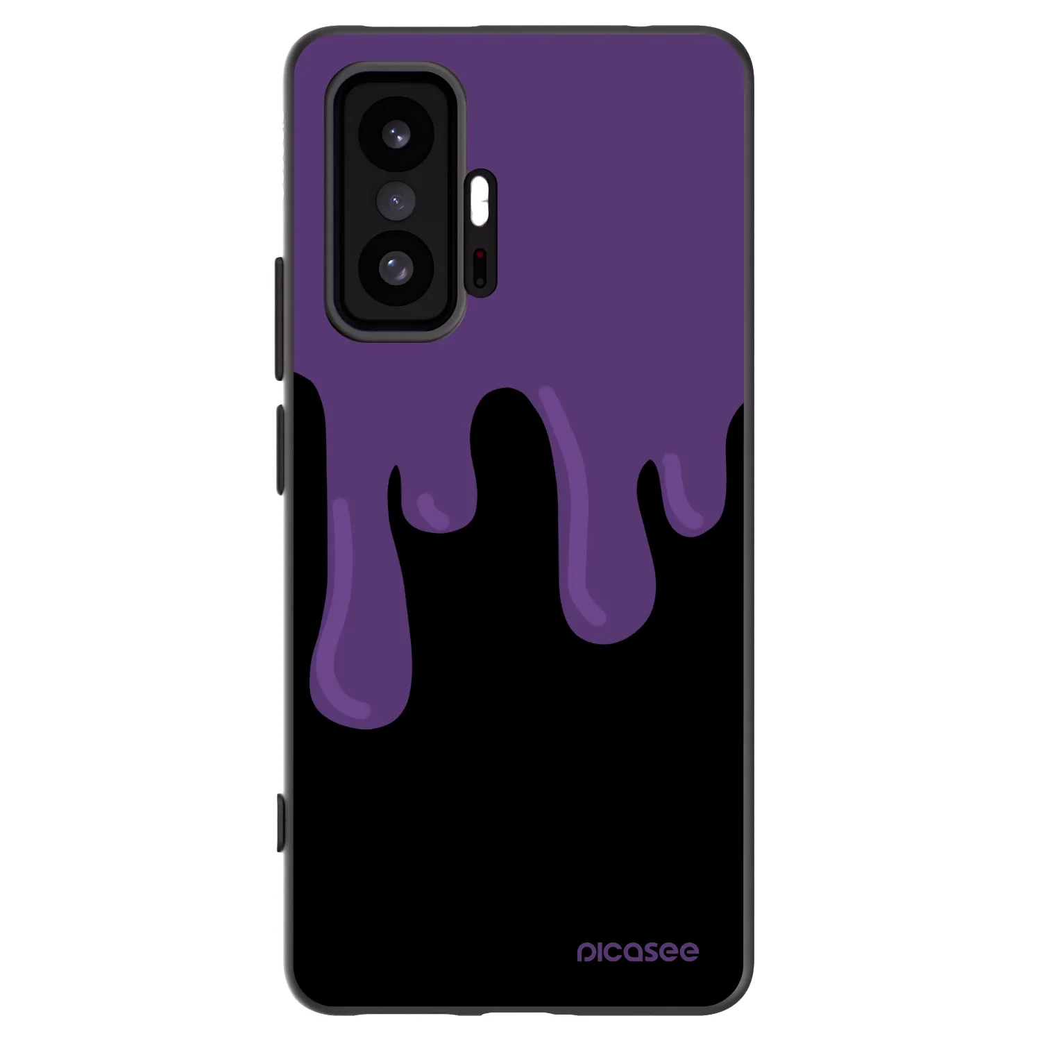 Picasee silikónový čierny obal pre Xiaomi 11T - Purple spooky