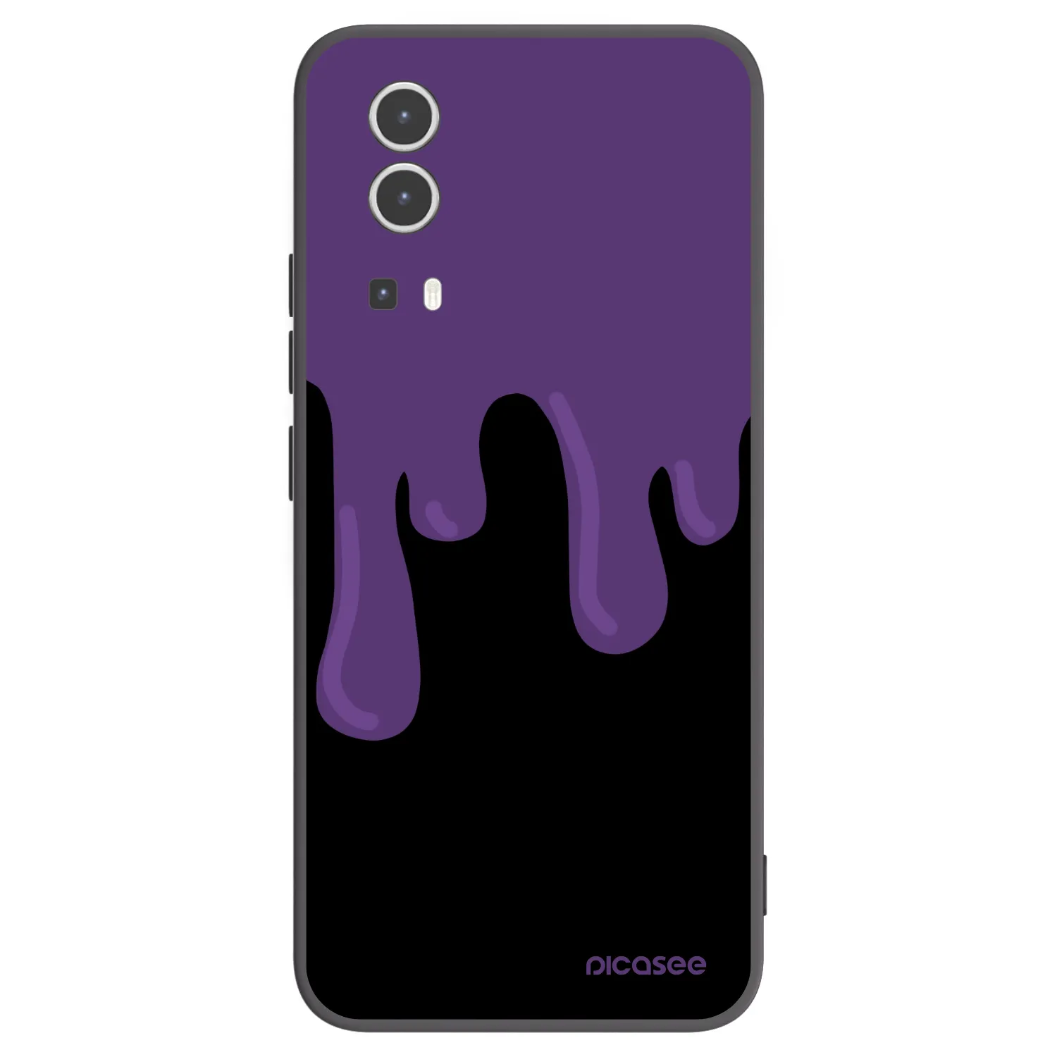 Picasee silikónový čierny obal pre Vivo Y72 5G - Purple spooky