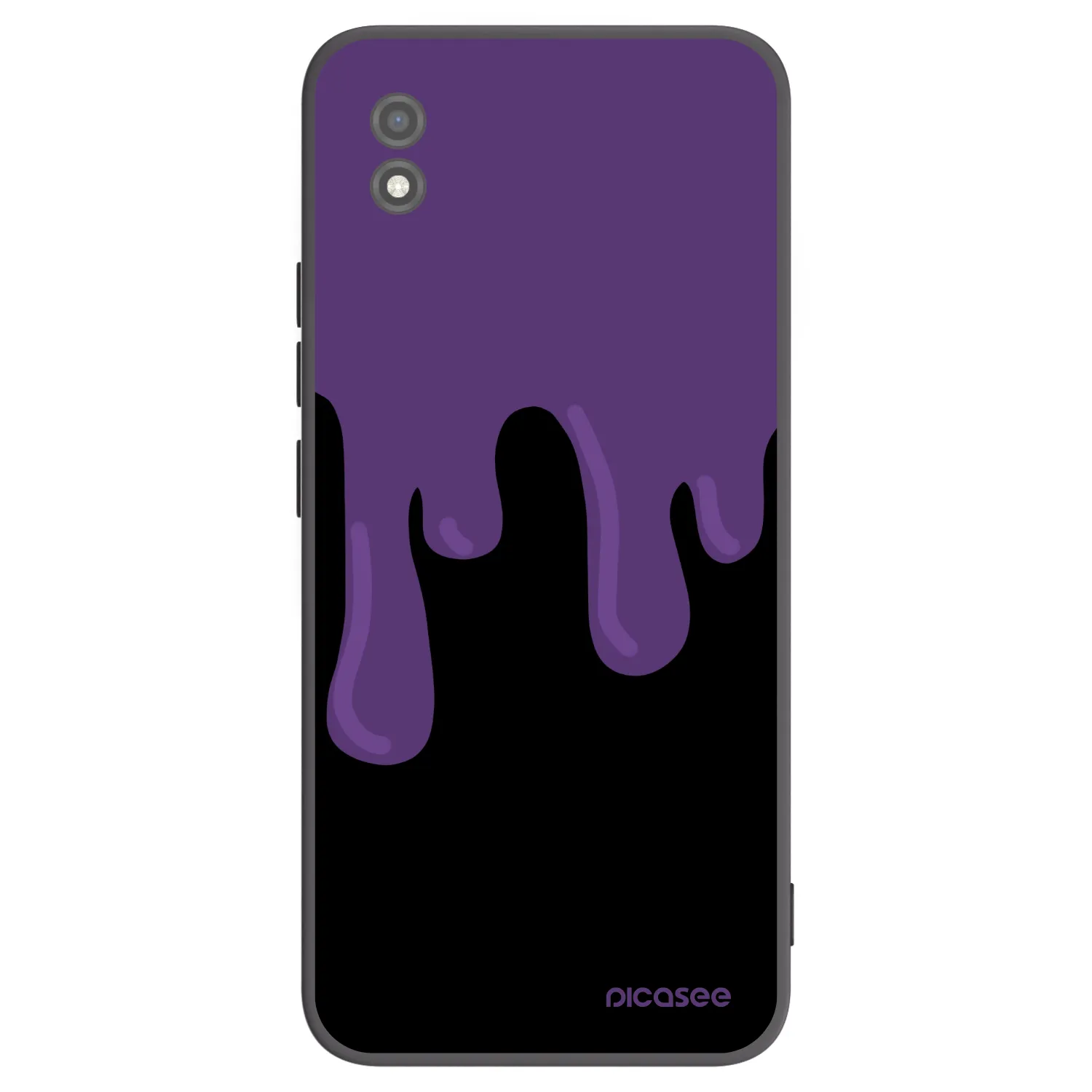 Picasee silikónový čierny obal pre Realme C11 (2021) - Purple spooky