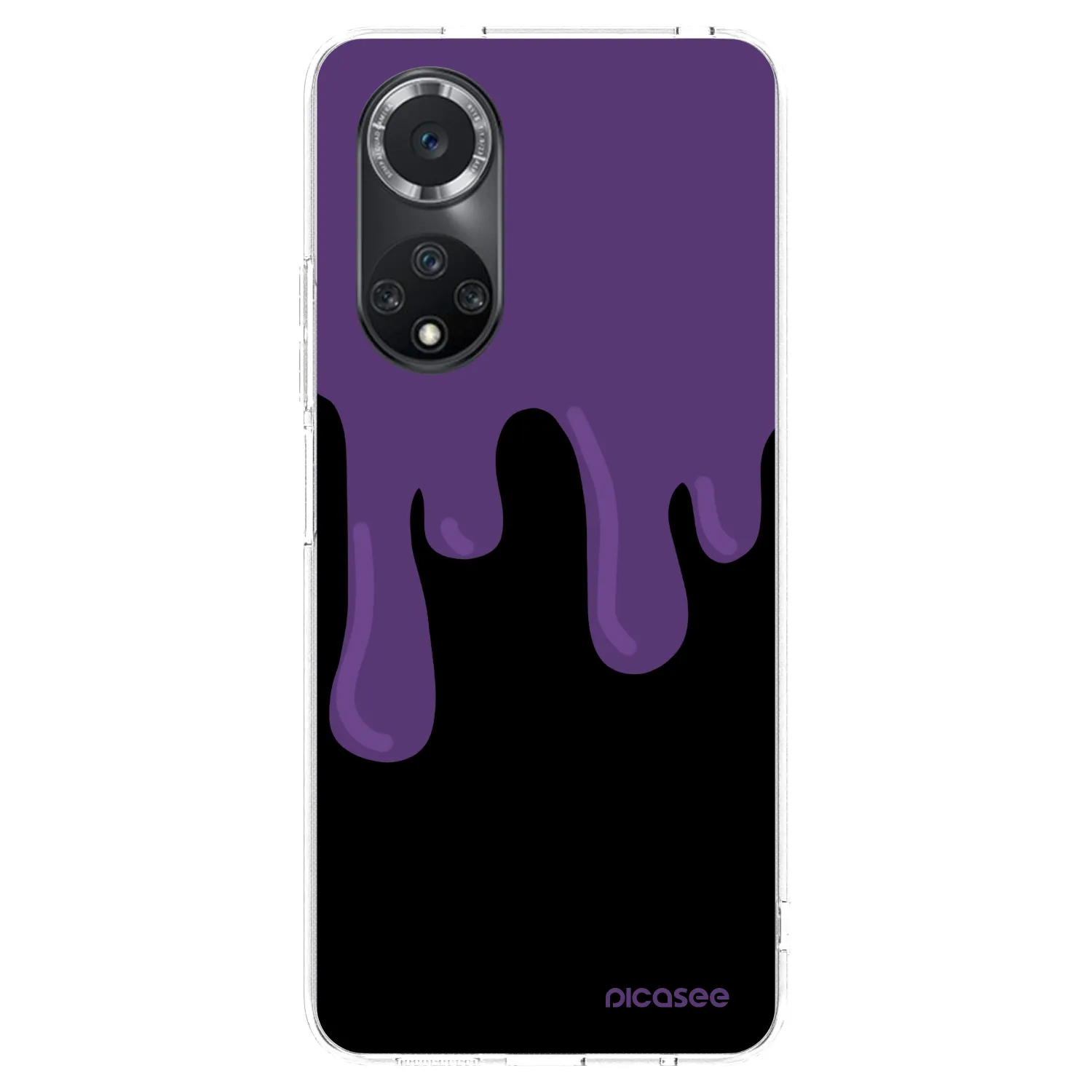 Picasee silikónový prehľadný obal pre Huawei Nova 9 SE - Purple spooky