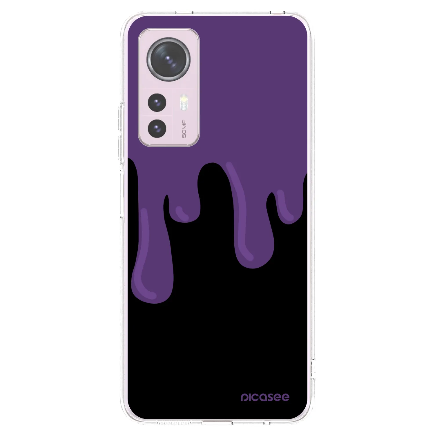 Picasee silikónový prehľadný obal pre Xiaomi 12 - Purple spooky