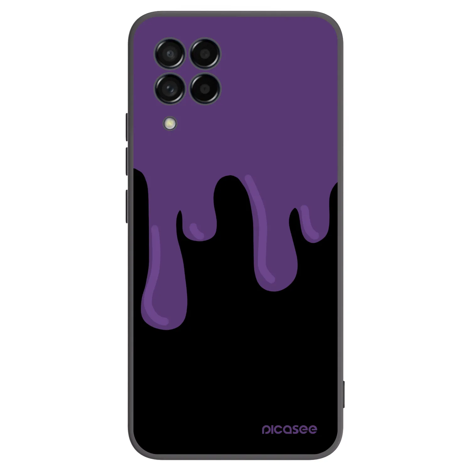 Picasee silikónový čierny obal pre Samsung Galaxy M53 5G - Purple spooky