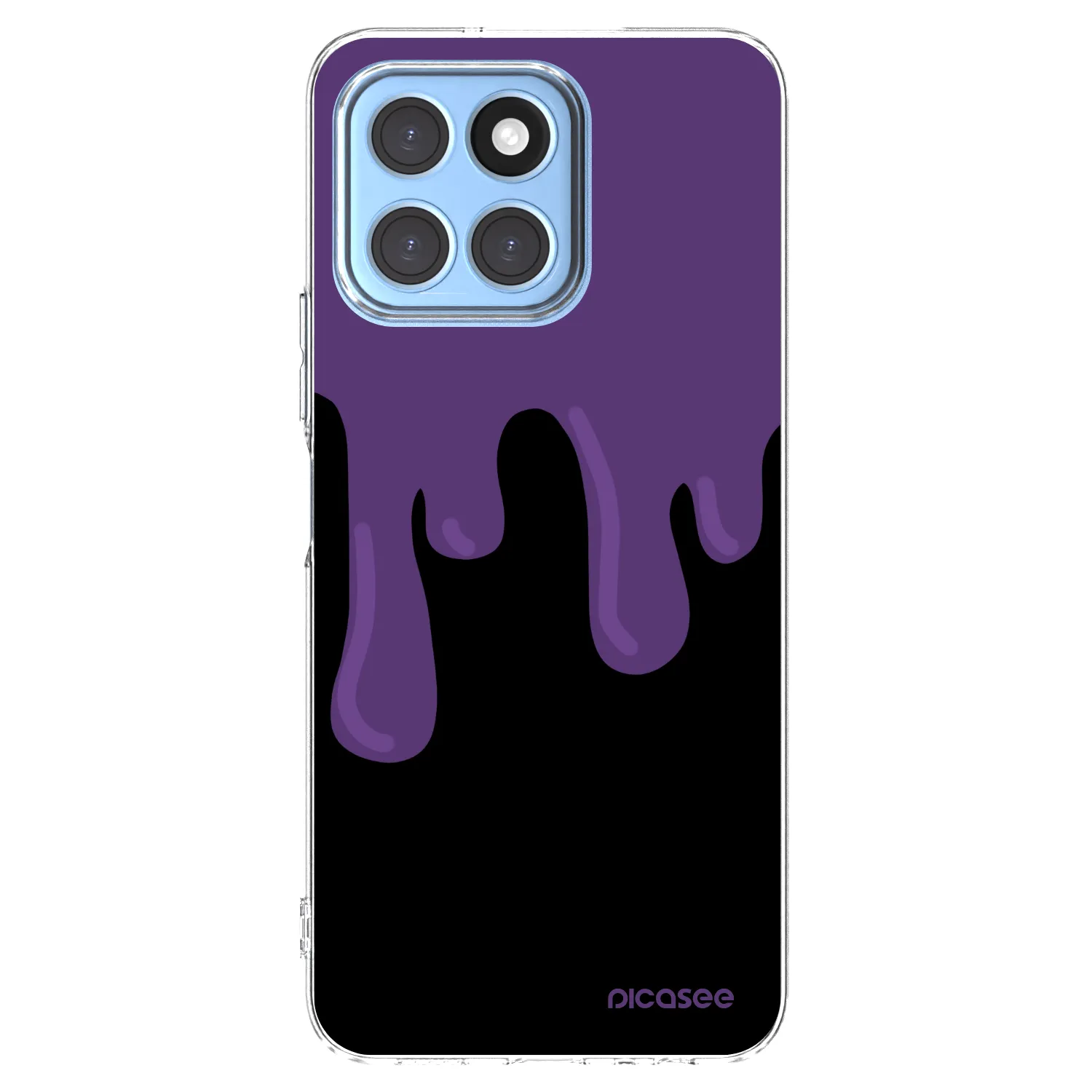 Picasee silikónový prehľadný obal pre Honor X6 - Purple spooky
