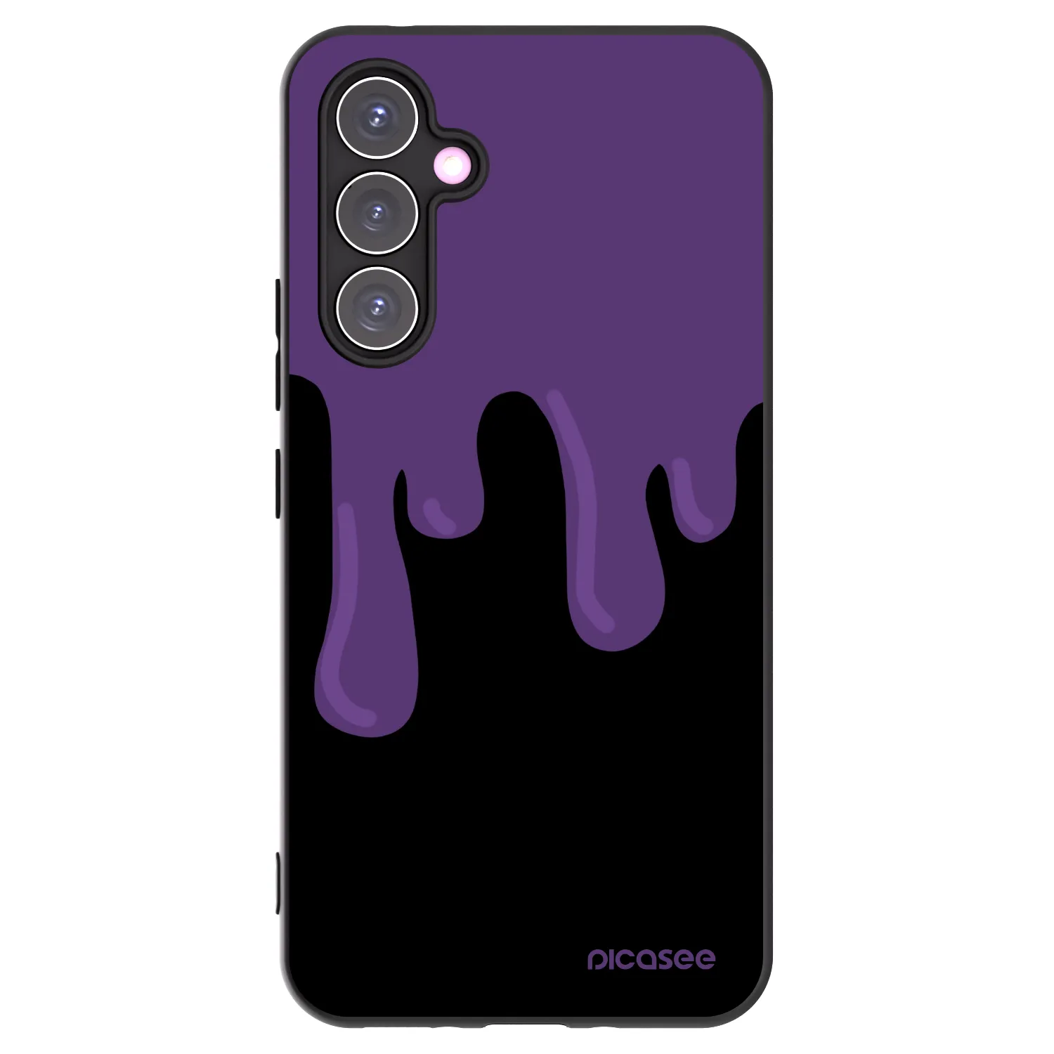 Picasee silikónový čierny obal pre Samsung Galaxy A54 5G A546B - Purple spooky