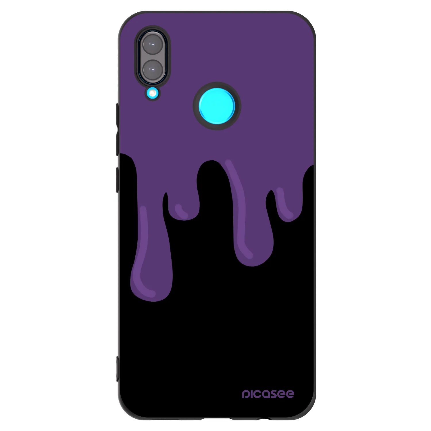 Picasee silikónový čierny obal pre Huawei Nova 3 - Purple spooky