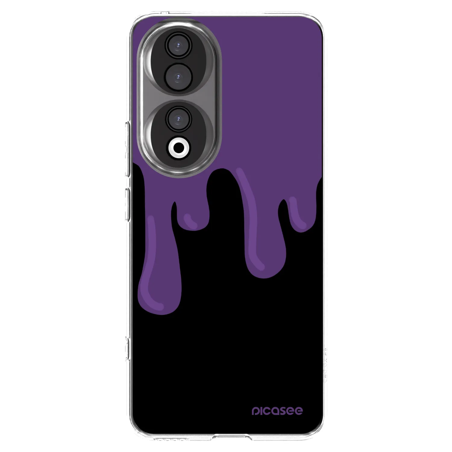 Picasee silikónový prehľadný obal pre Honor 90 5G - Purple spooky