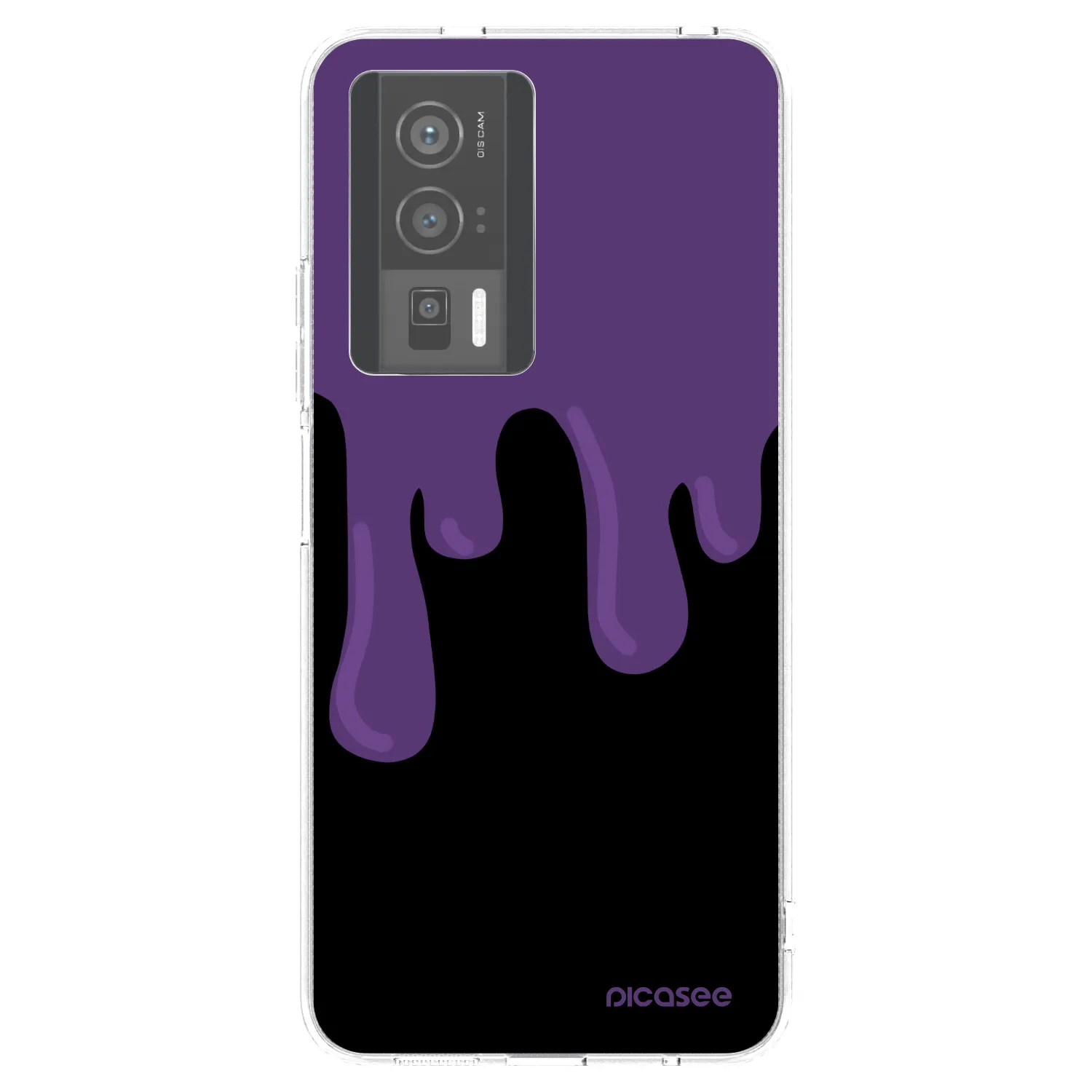 Picasee silikónový prehľadný obal pre Xiaomi Poco F5 Pro 5G - Purple spooky