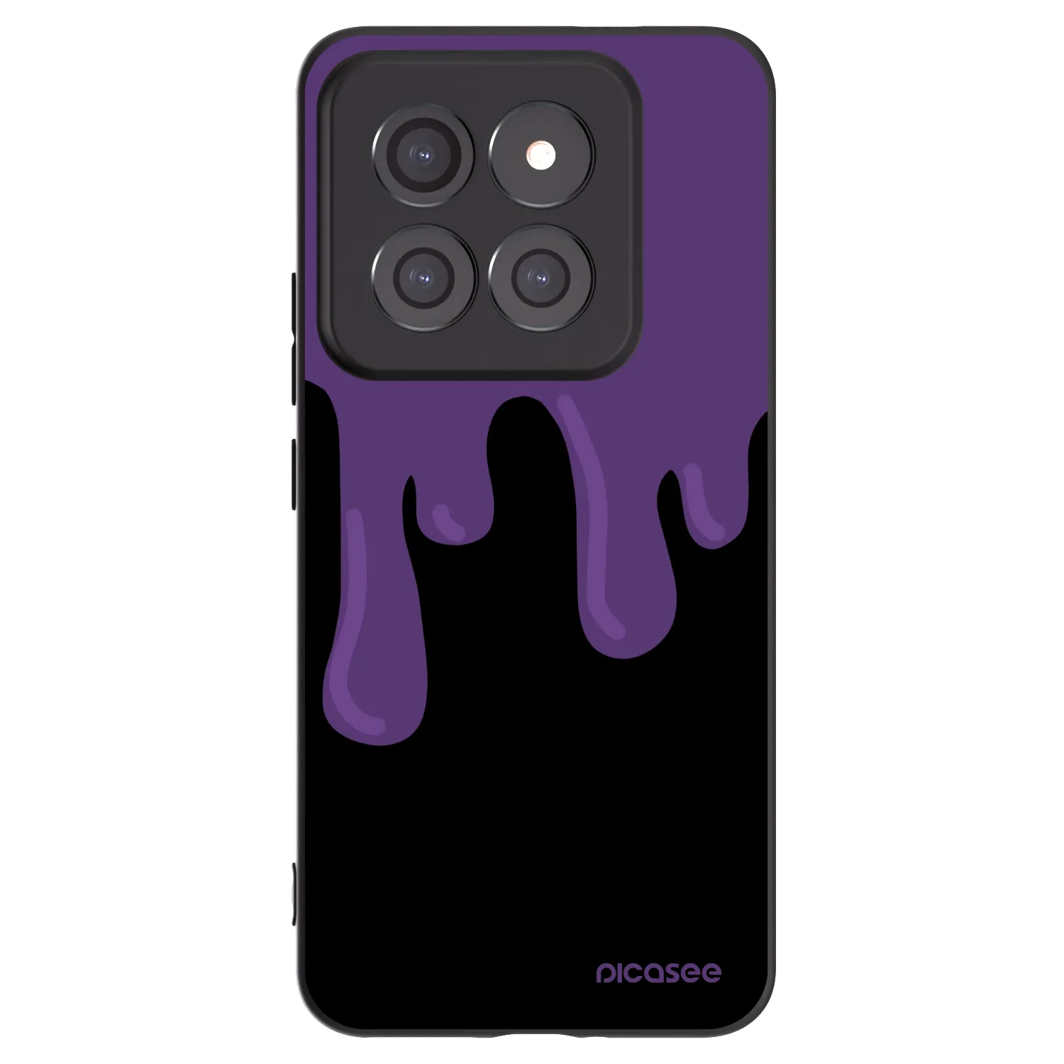 Picasee silikónový čierny obal pre Xiaomi 14 Pro - Purple spooky