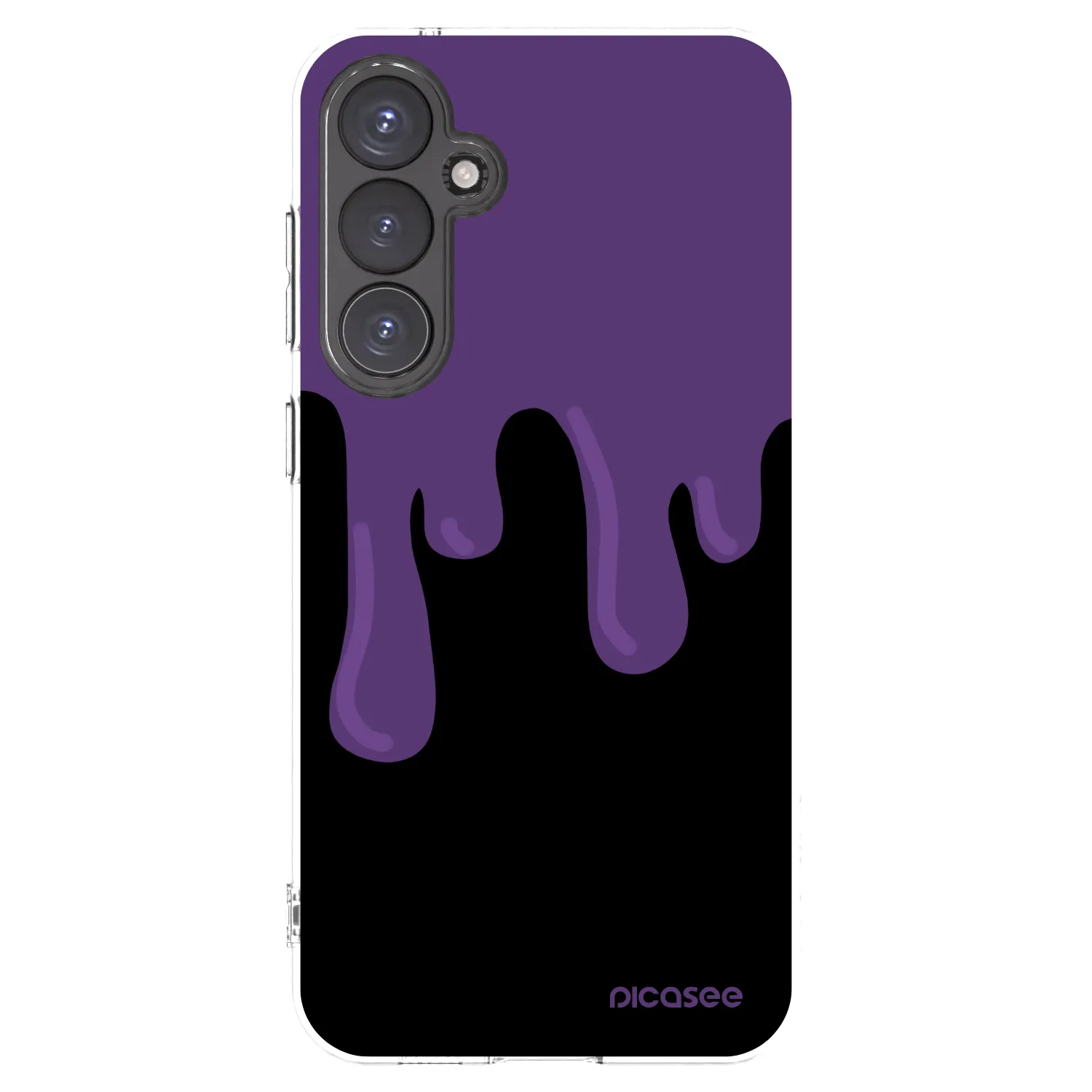 Picasee silikónový prehľadný obal pre Samsung Galaxy S23 FE S711B - Purple spooky
