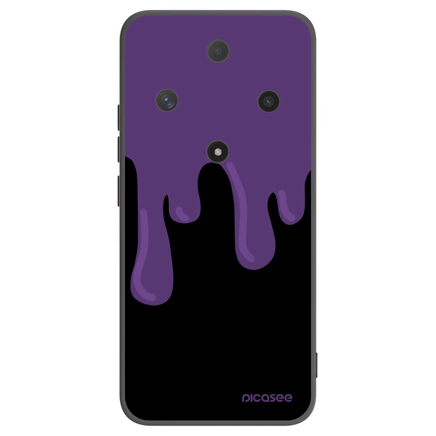 Picasee silikónový čierny obal pre Honor Magic6 Lite 5G - Purple spooky