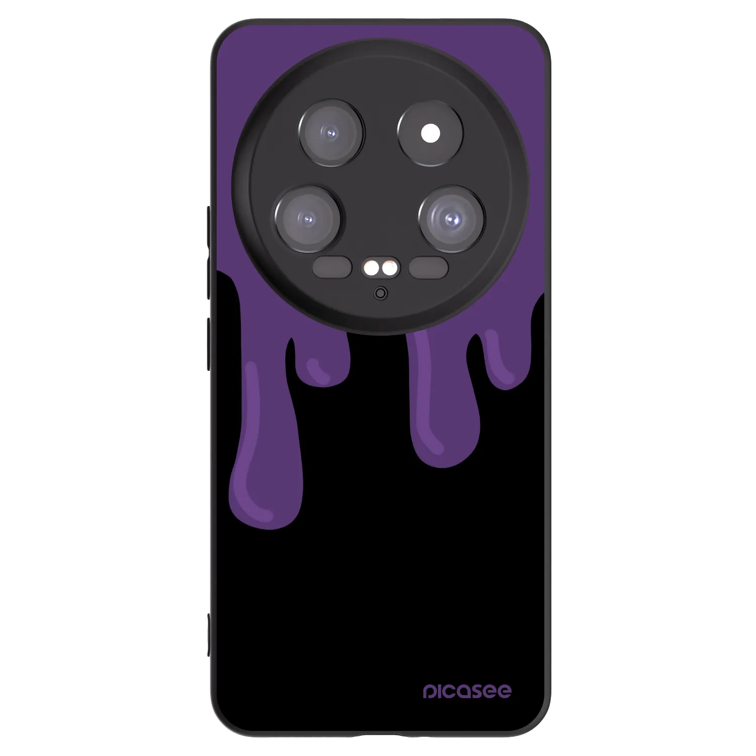 Picasee silikónový čierny obal pre Xiaomi 14 Ultra - Purple spooky