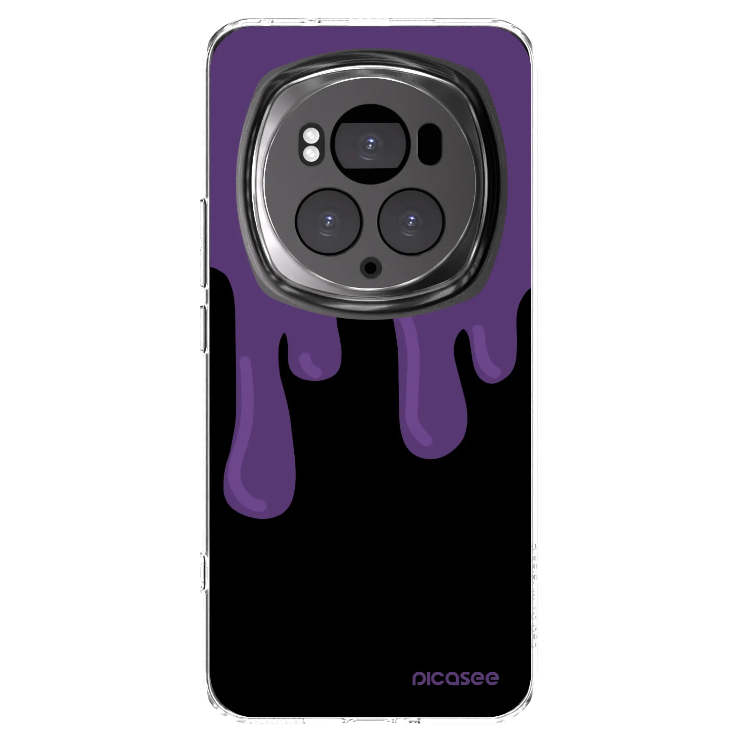 Picasee silikónový prehľadný obal pre Honor Magic6 Pro - Purple spooky