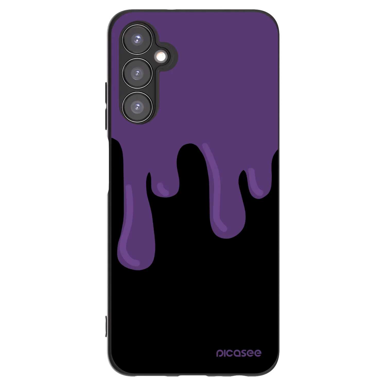 Picasee silikónový čierny obal pre Samsung Galaxy A05s A057G - Purple spooky