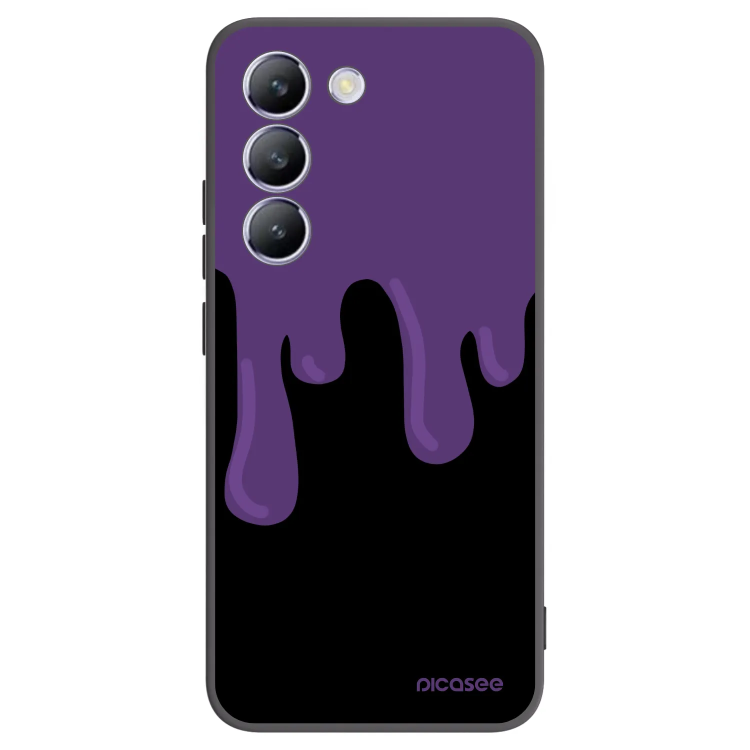 Picasee silikónový čierny obal pre Vivo V40 SE 5G - Purple spooky