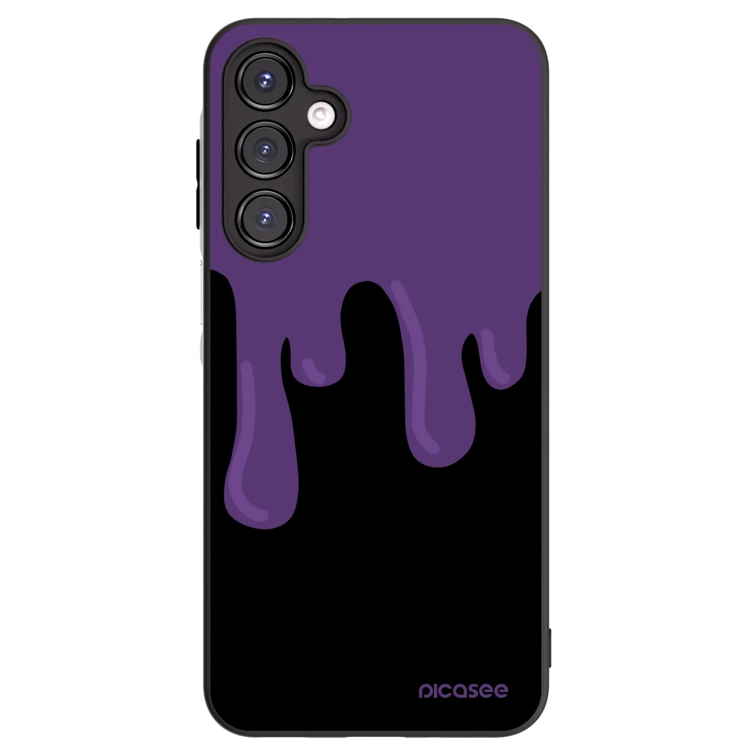 Picasee silikónový čierny obal pre Samsung Galaxy A16 5G - Purple spooky