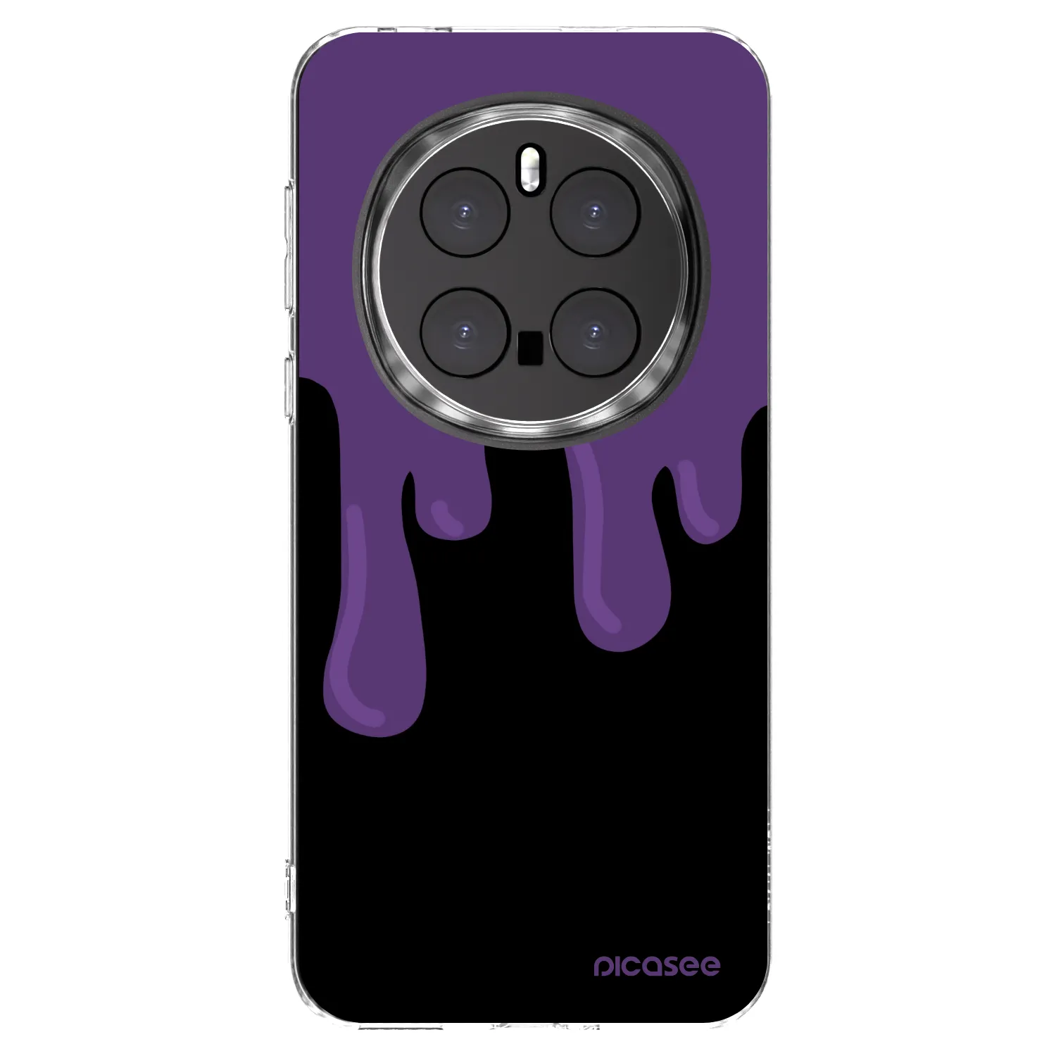 Picasee silikónový prehľadný obal pre Honor Magic7 Pro 5G - Purple spooky