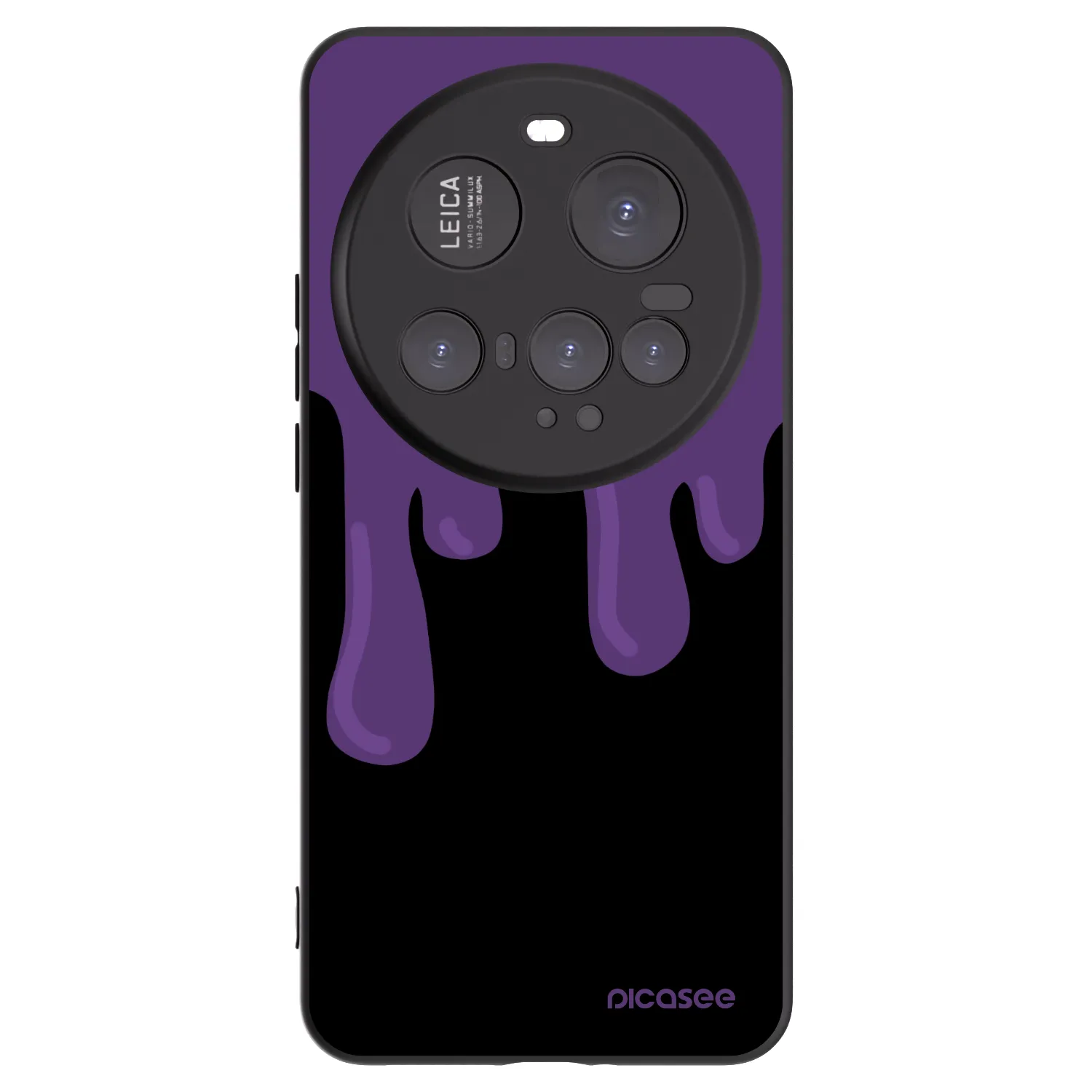 Picasee silikónový čierny obal pre Xiaomi 15 Ultra - Purple spooky