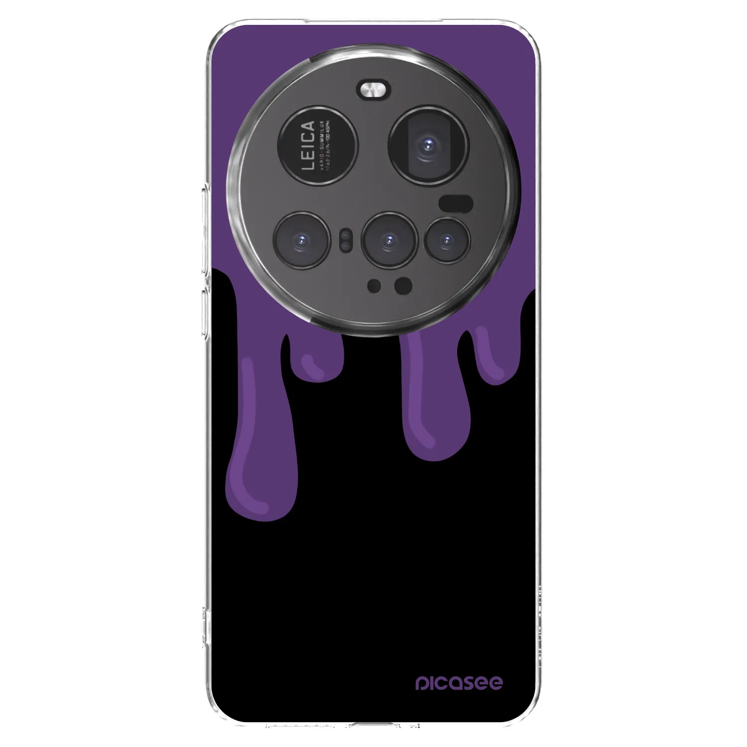 Picasee silikónový prehľadný obal pre Xiaomi 15 Ultra - Purple spooky