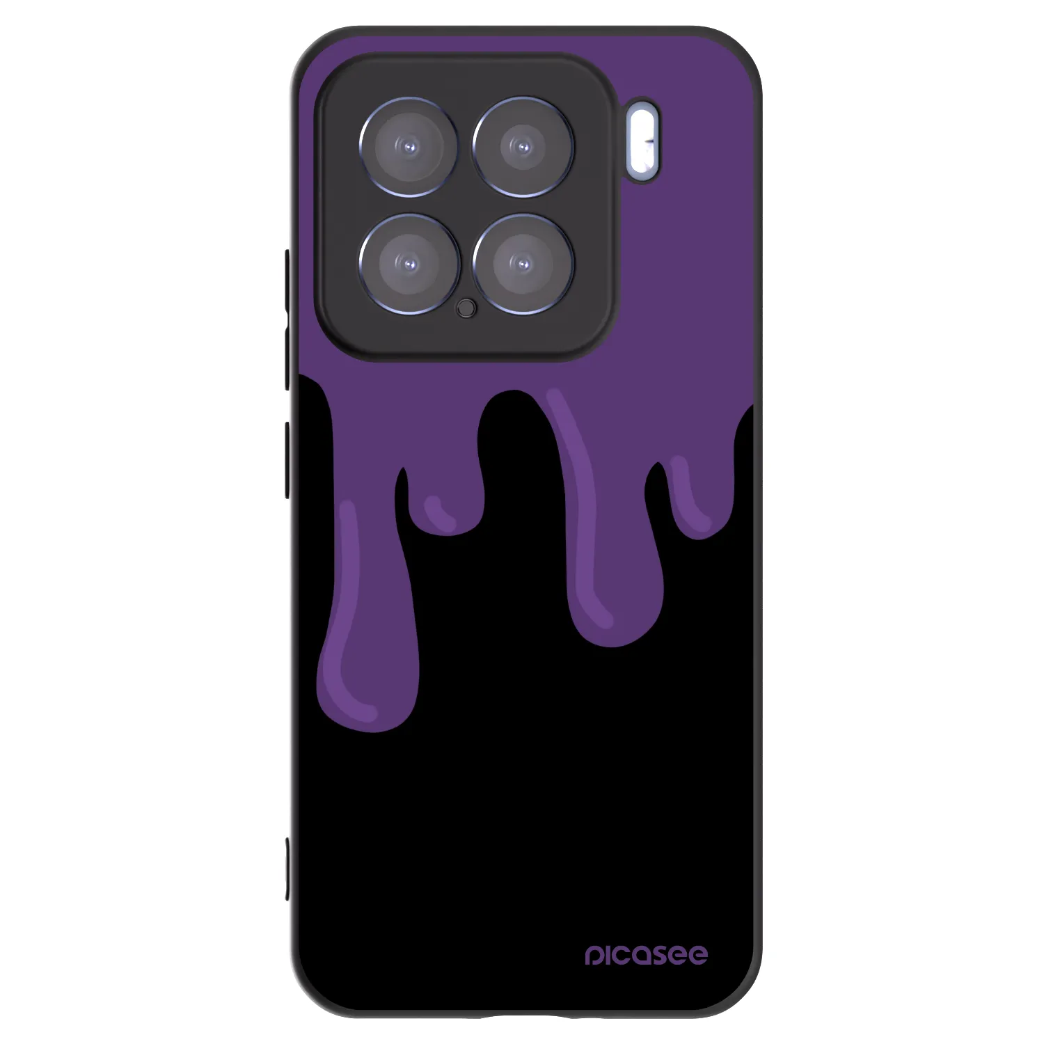 Picasee silikónový čierny obal pre Xiaomi 15 - Purple spooky