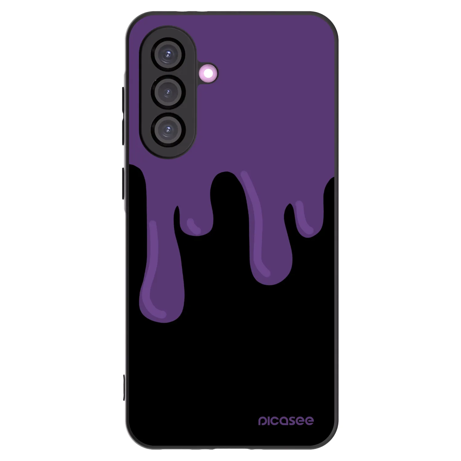 Picasee silikónový čierny obal pre Samsung Galaxy A56 5G A566B - Purple spooky