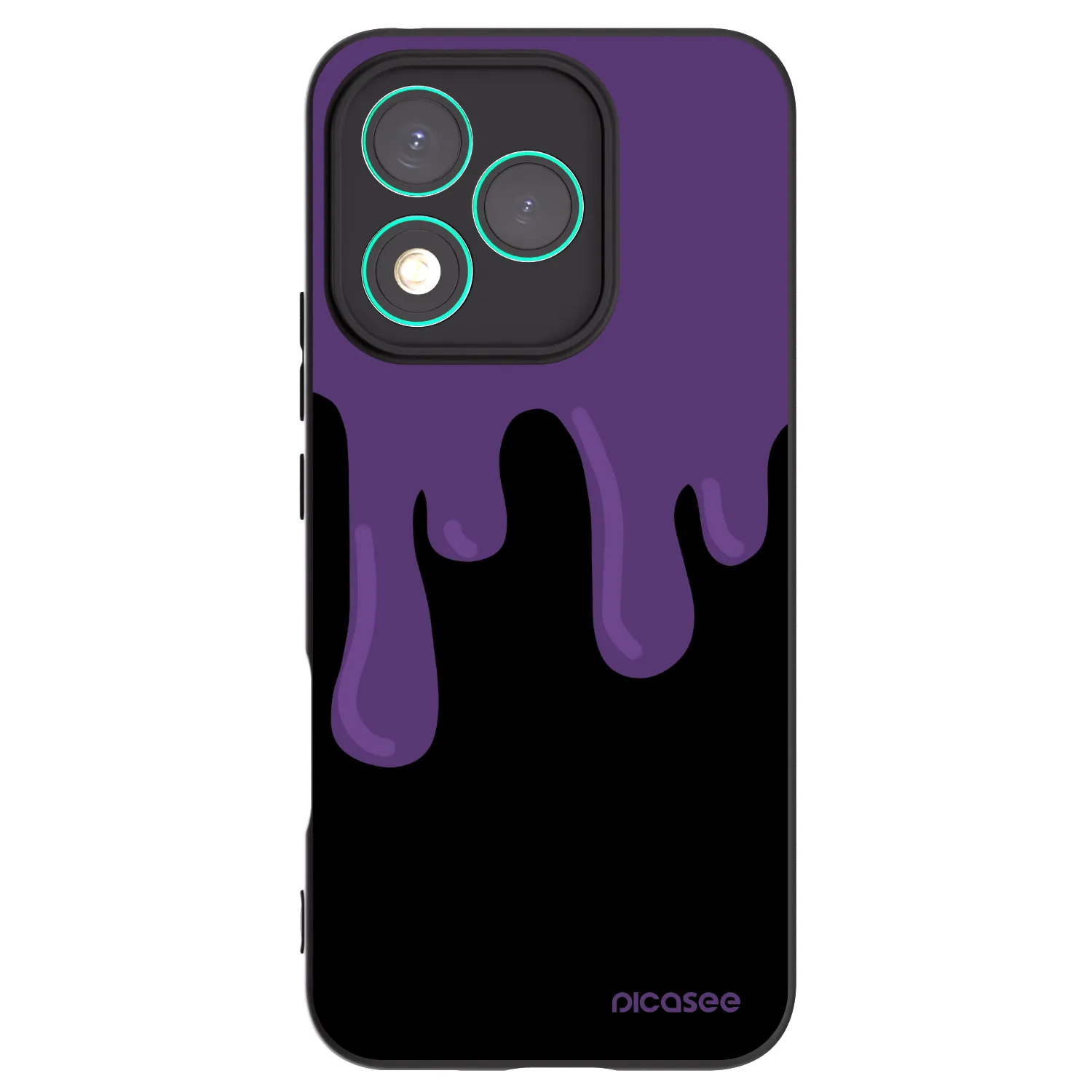 Picasee silikónový čierny obal pre Honor 400 Lite 5G - Purple spooky