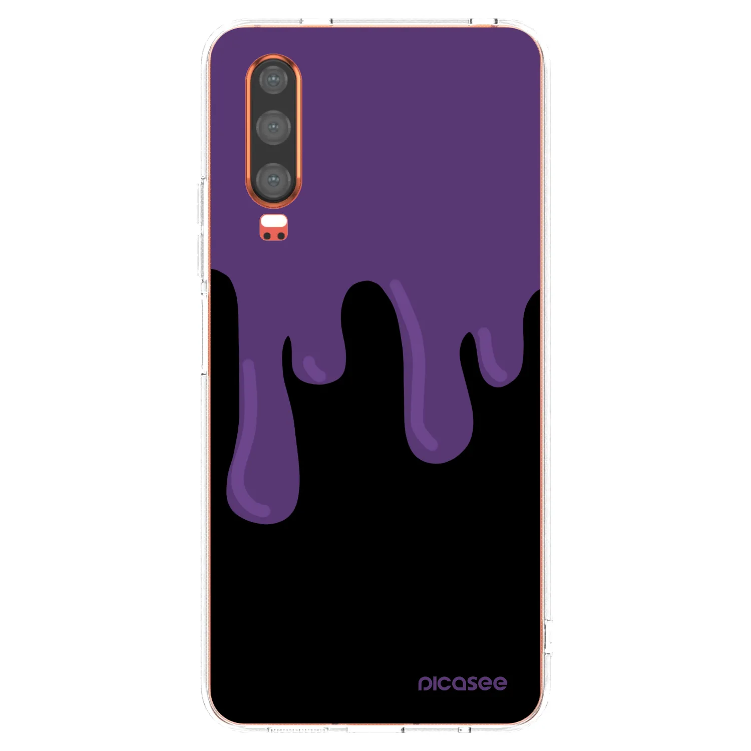 Picasee silikónový prehľadný obal pre Huawei P30 - Purple spooky