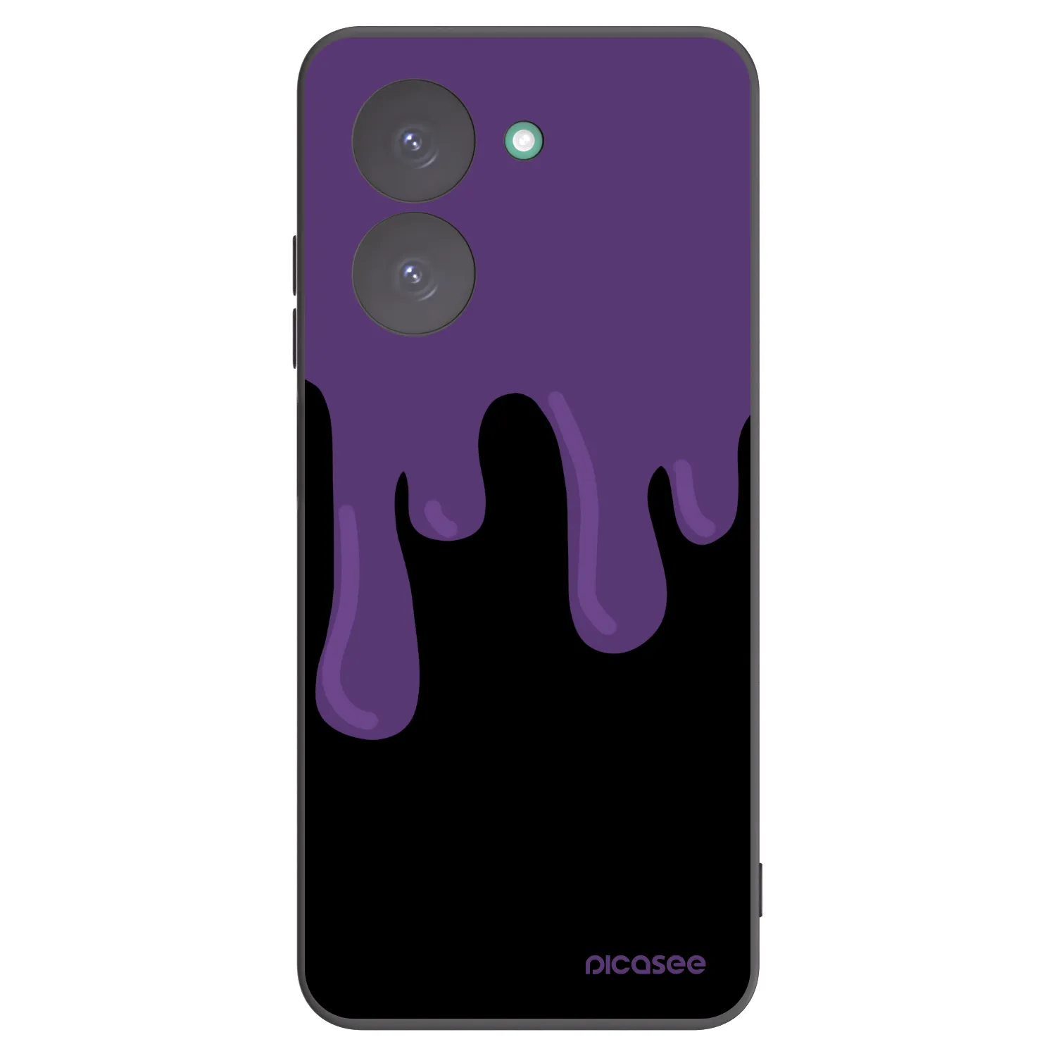 Picasee silikónový čierny obal pre Xiaomi Redmi A5 - Purple spooky