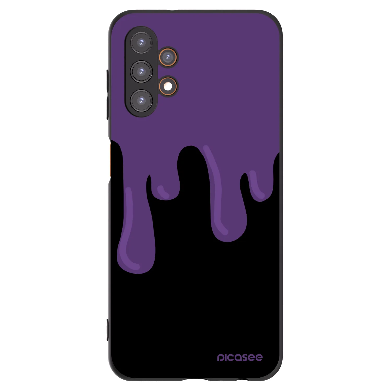 Picasee silikónový čierny obal pre Samsung Galaxy A13 5G - Purple spooky