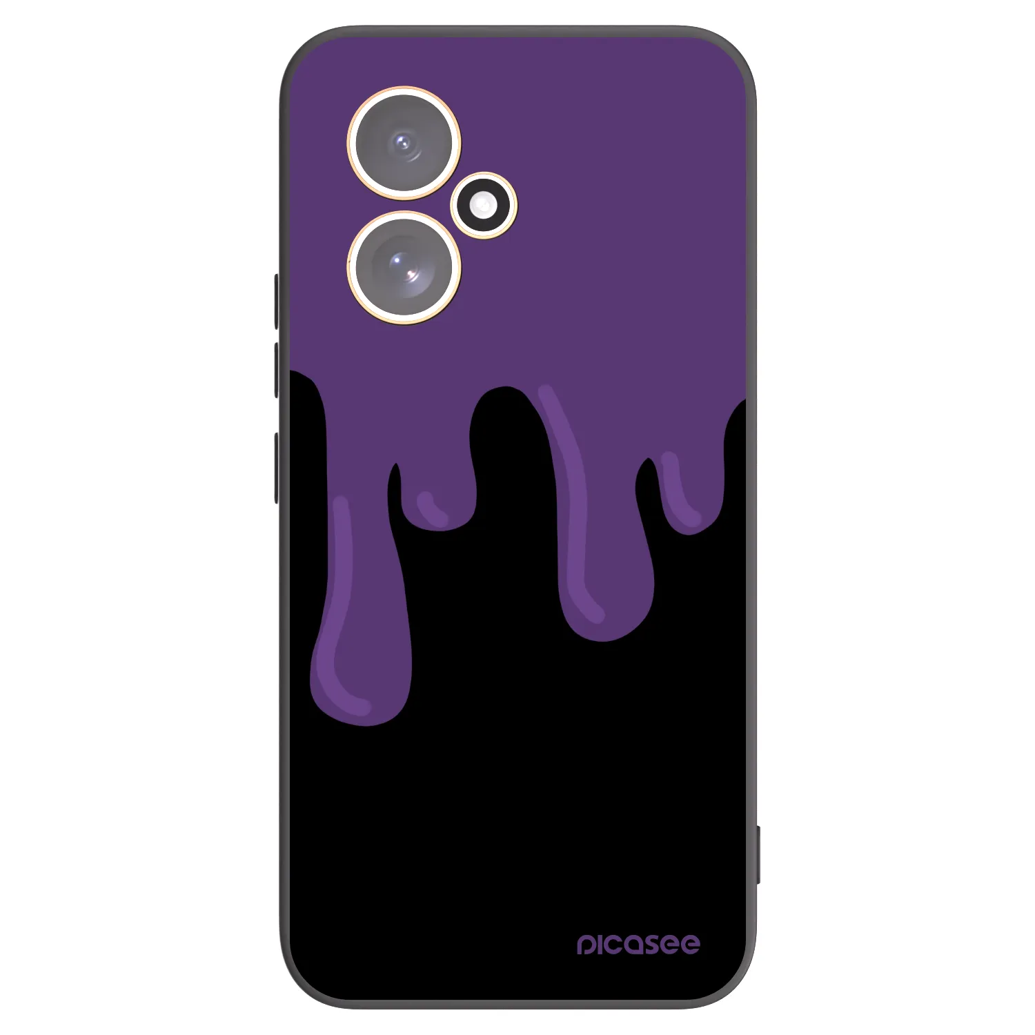 Picasee silikónový čierny obal pre Honor 400 5G - Purple spooky