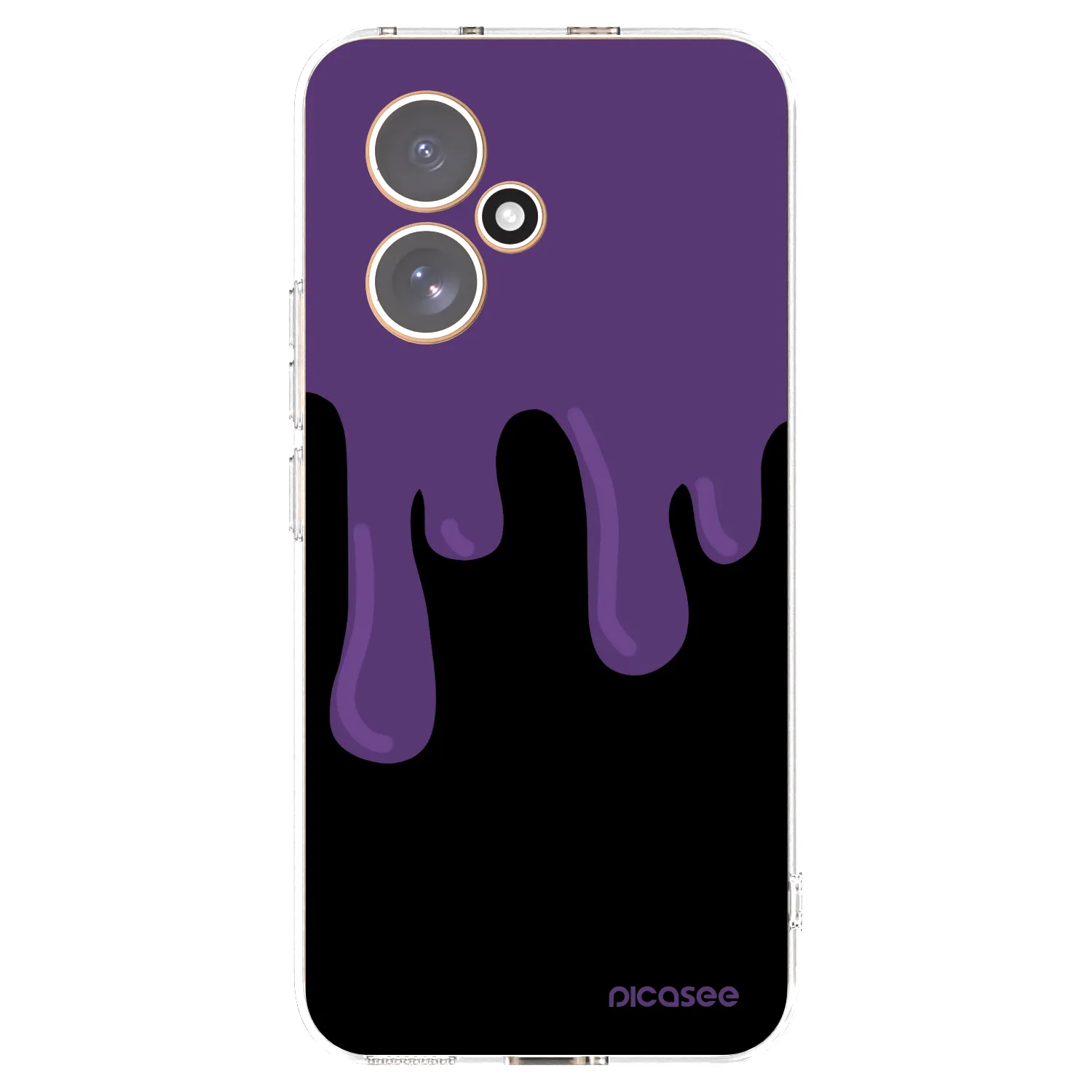 Picasee silikónový prehľadný obal pre Honor 400 5G - Purple spooky