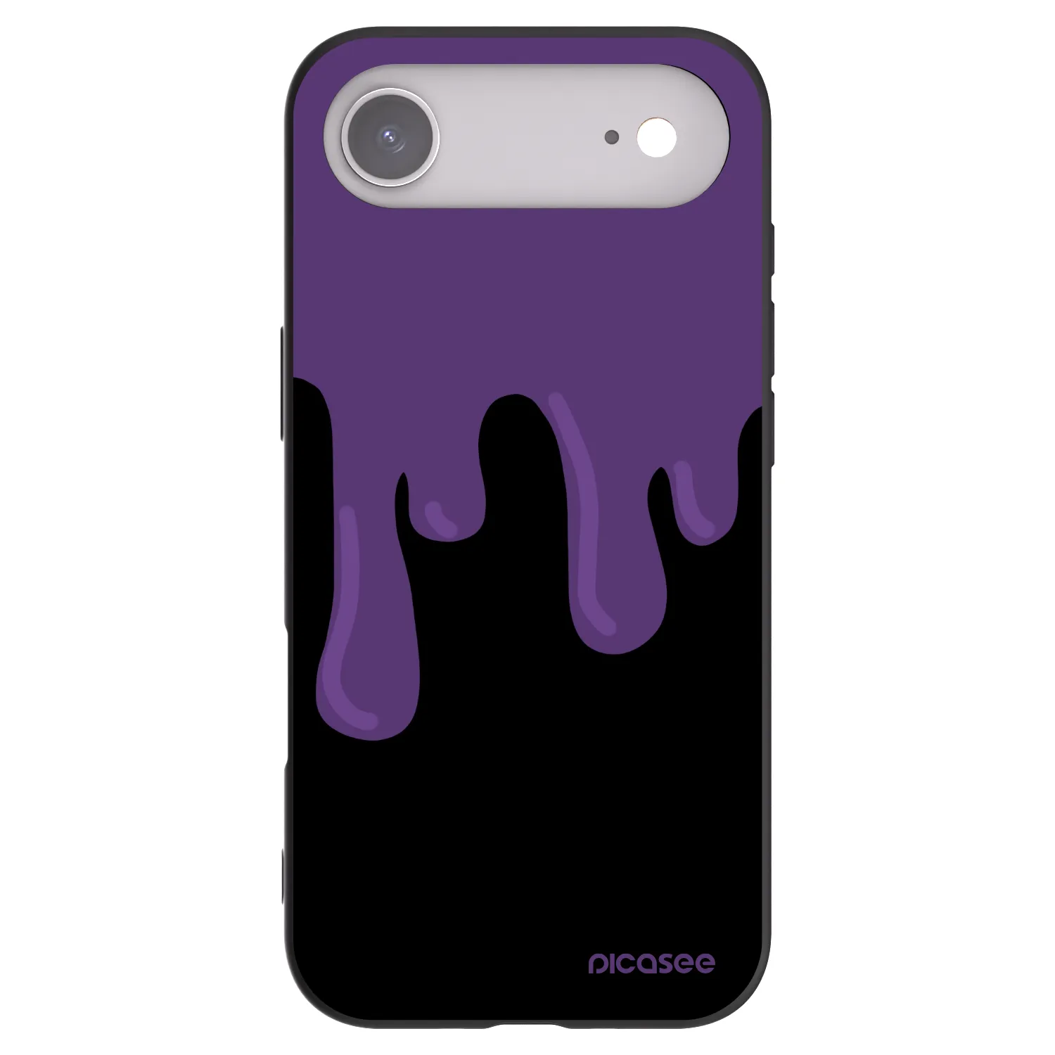 Picasee silikónový čierny obal pre Apple iPhone Air - Purple spooky