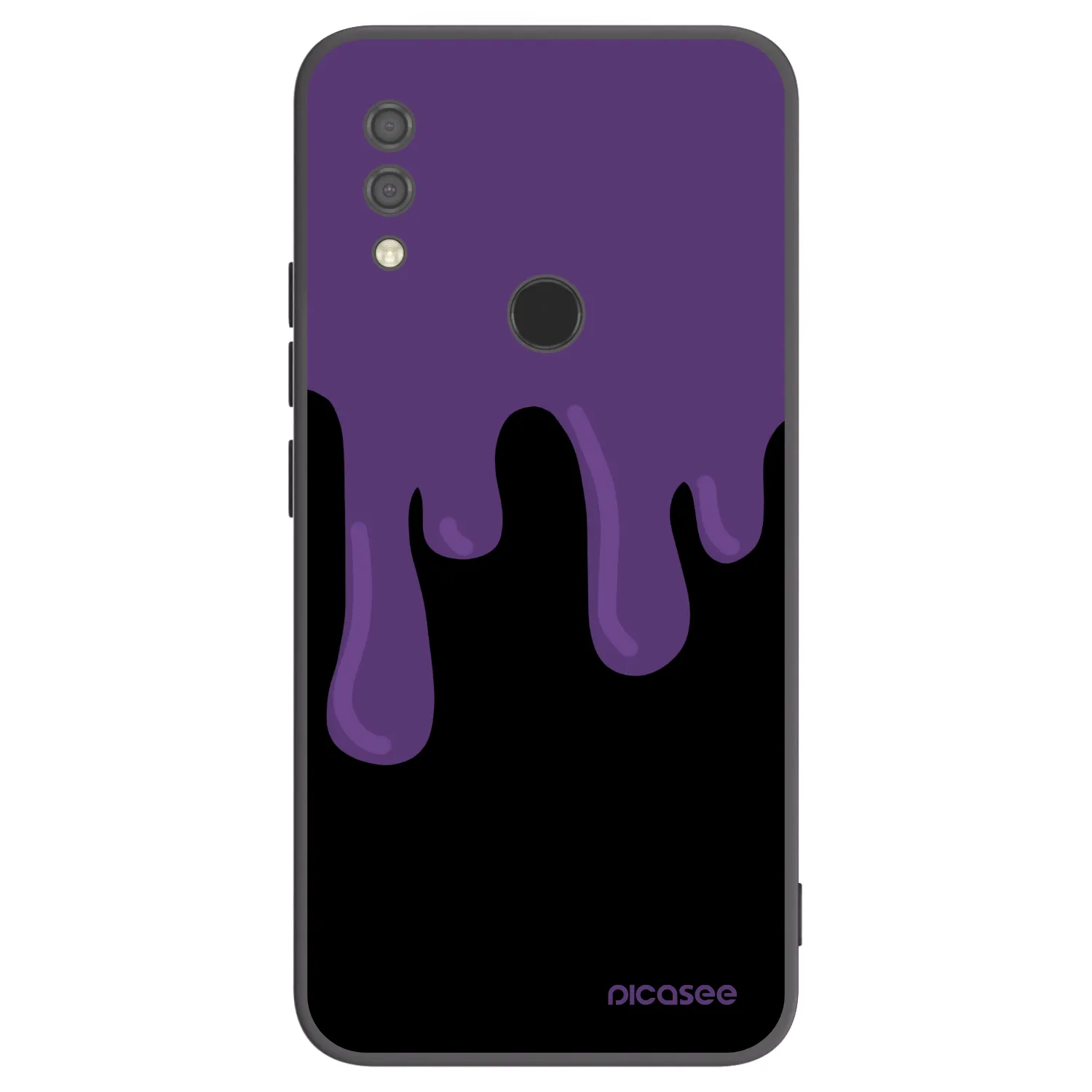 Picasee silikónový čierny obal pre Xiaomi Redmi 7 - Purple spooky