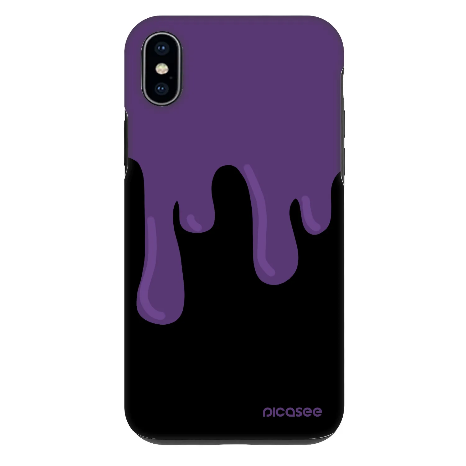 Picasee Fashion Case pre Apple iPhone XS Max - Purple spooky